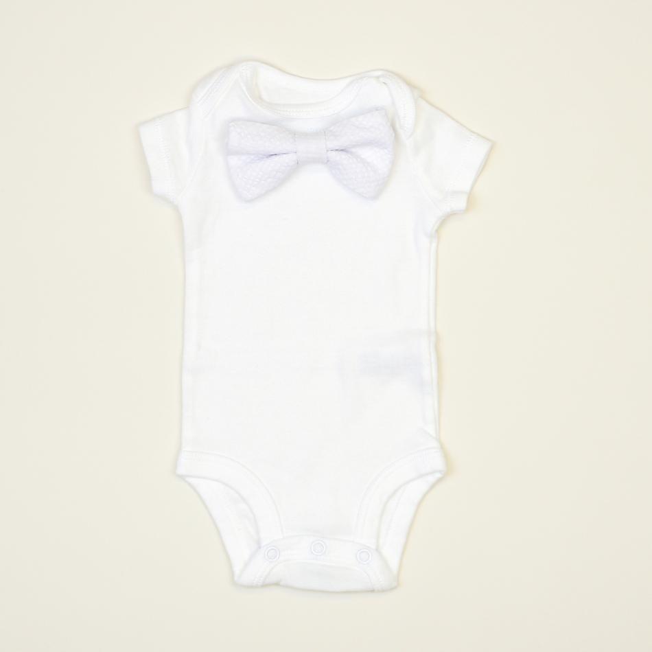 Cuddle Sleep Dream Cardigan Personalized Baptism Cardigan | White Tie & Gray Writing