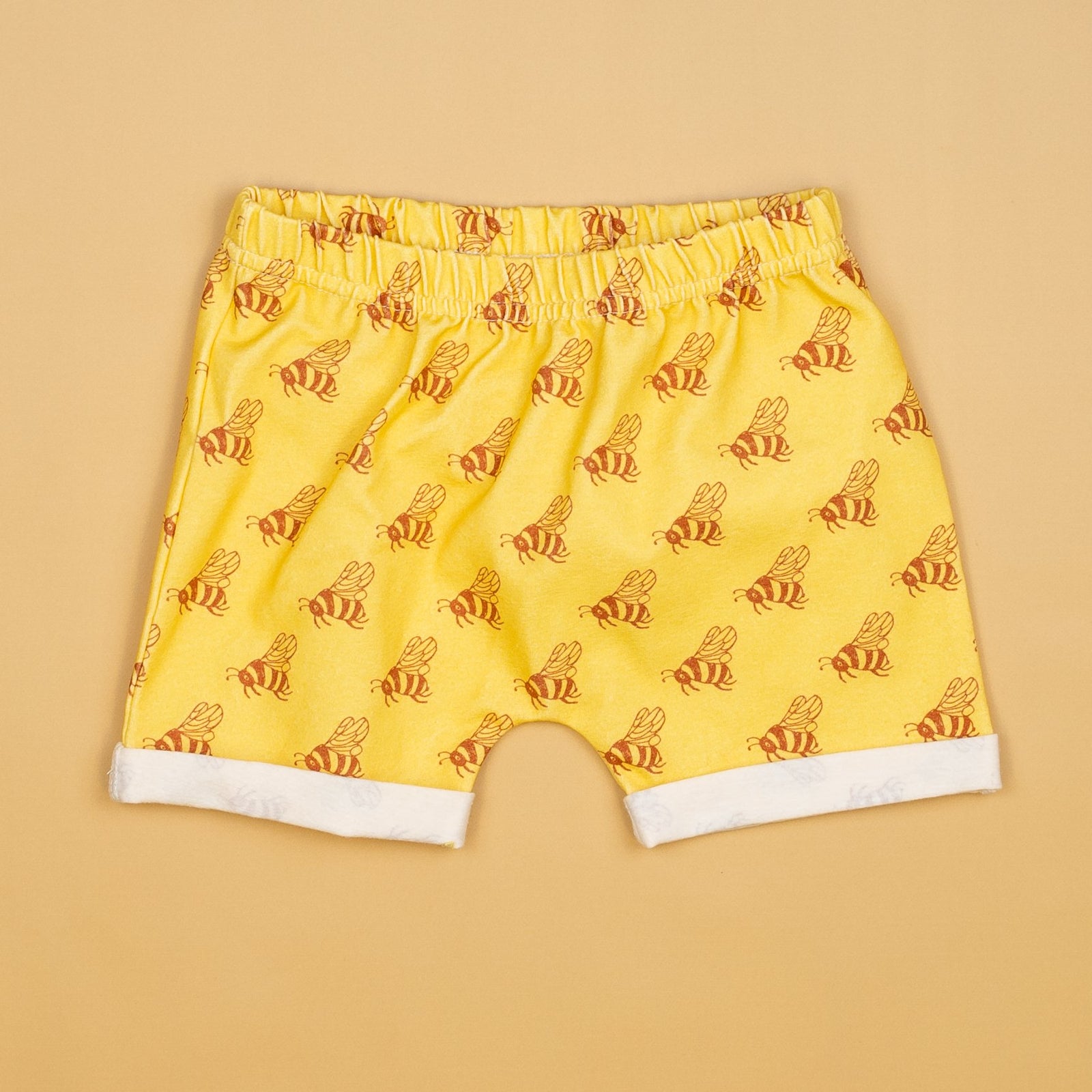 Cuddle Sleep Dream Rolled Hem Shorts Bees Rolled Hem Shorts