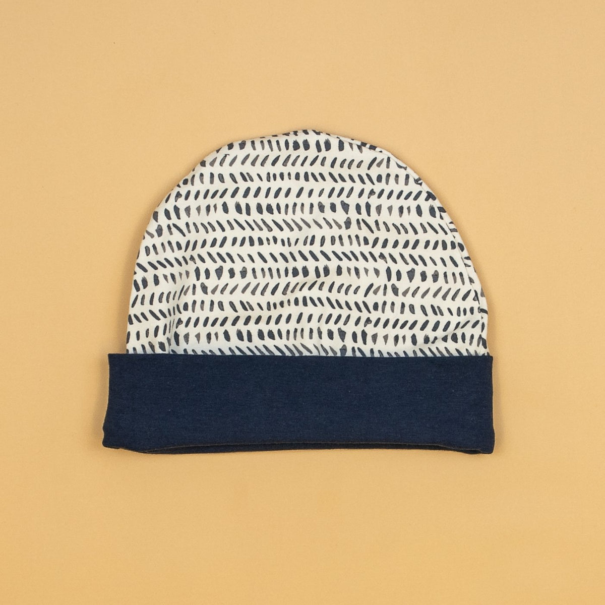 Cuddle Sleep Dream Hat Navy Dashes Beanie