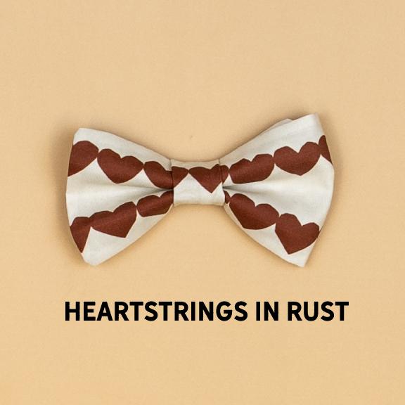 Cuddle Sleep Dream Ties Heartstrings in Rust 2021 Valentine&#39;s Day Snap-On Tie