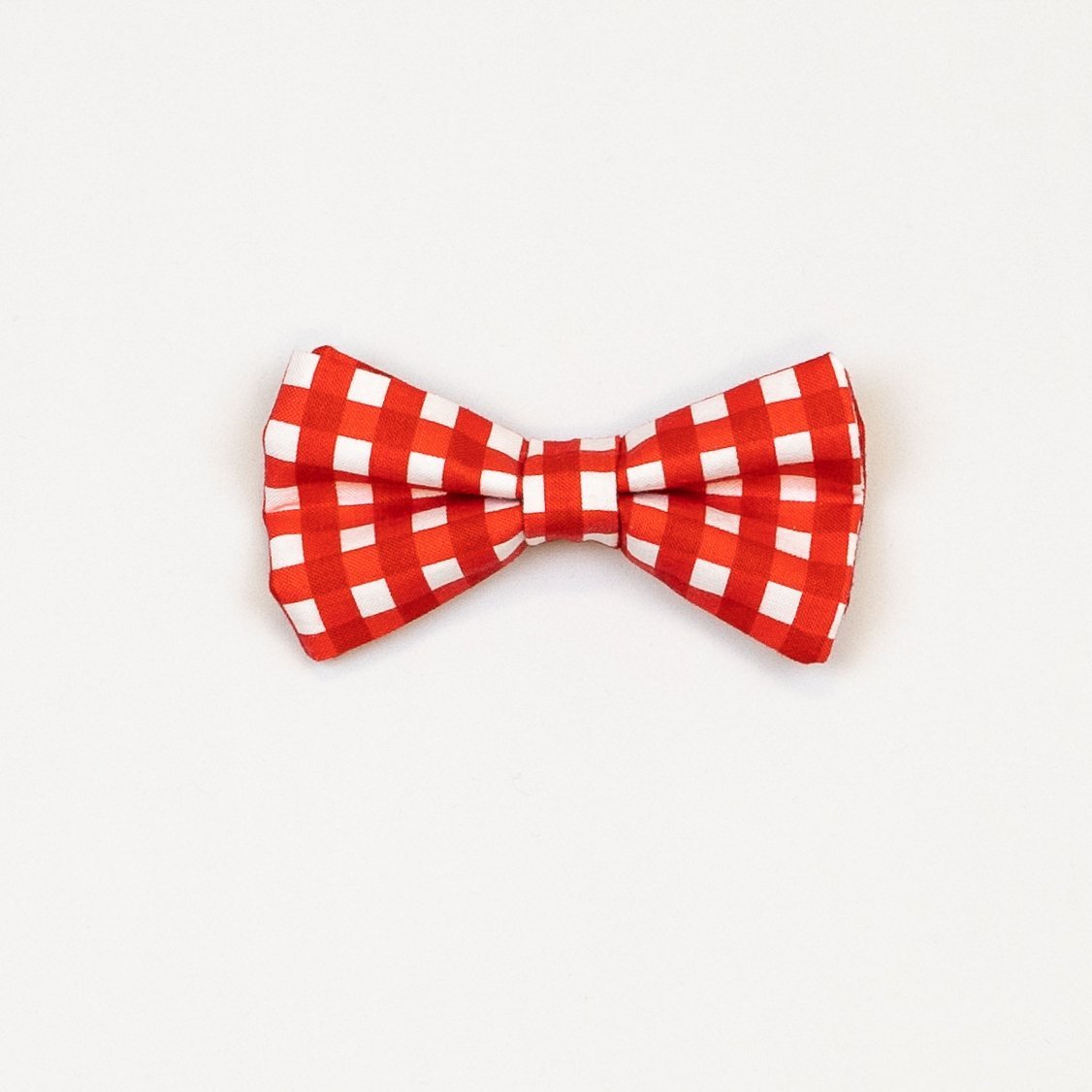 Cuddle Sleep Dream Ties Red Gingham Bowtie Valentine&#39;s Day Snap-On Tie