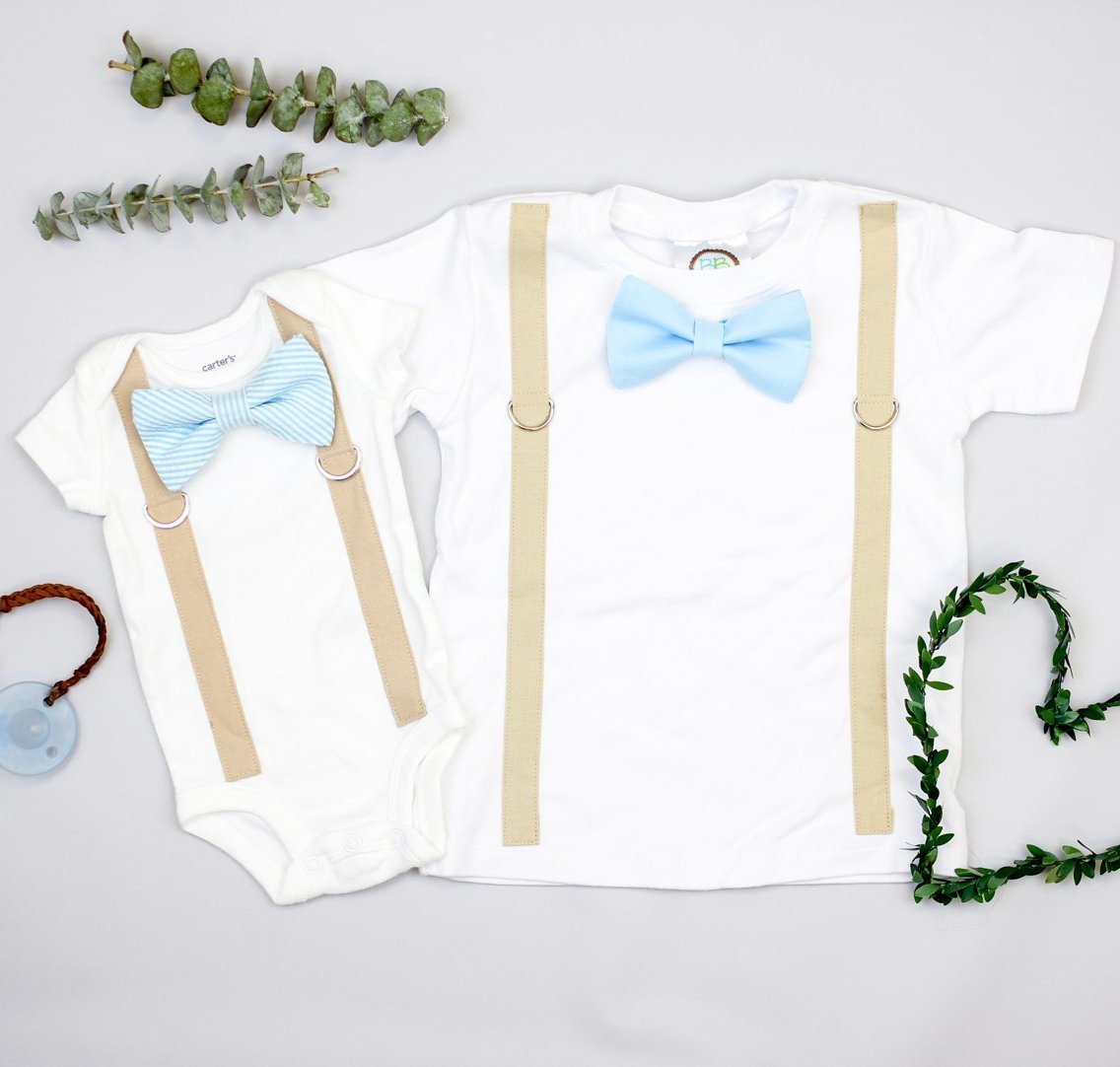 Carter's bow tie top outfit