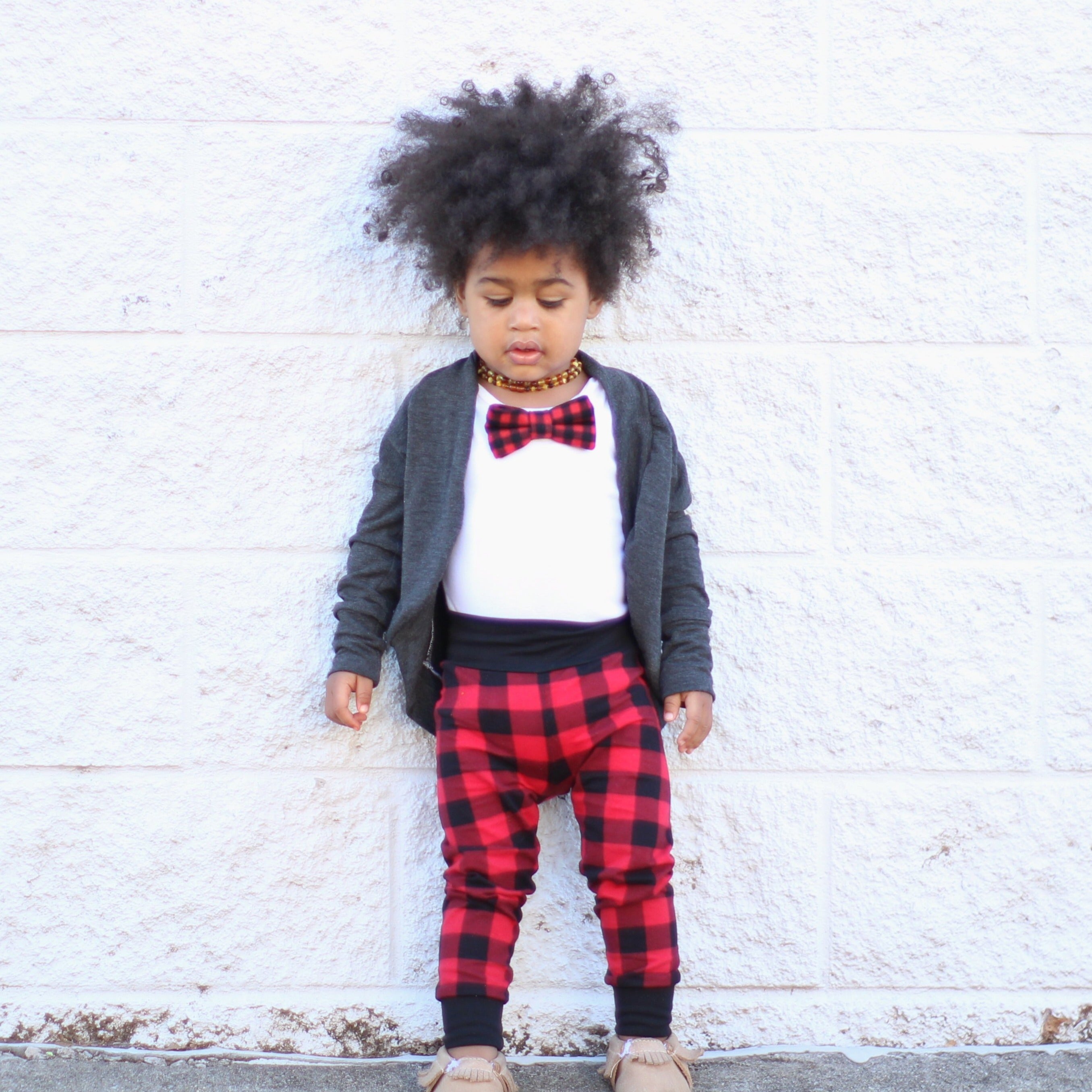 Red Plaid Leggings by POOK | Join the Lifestyle!