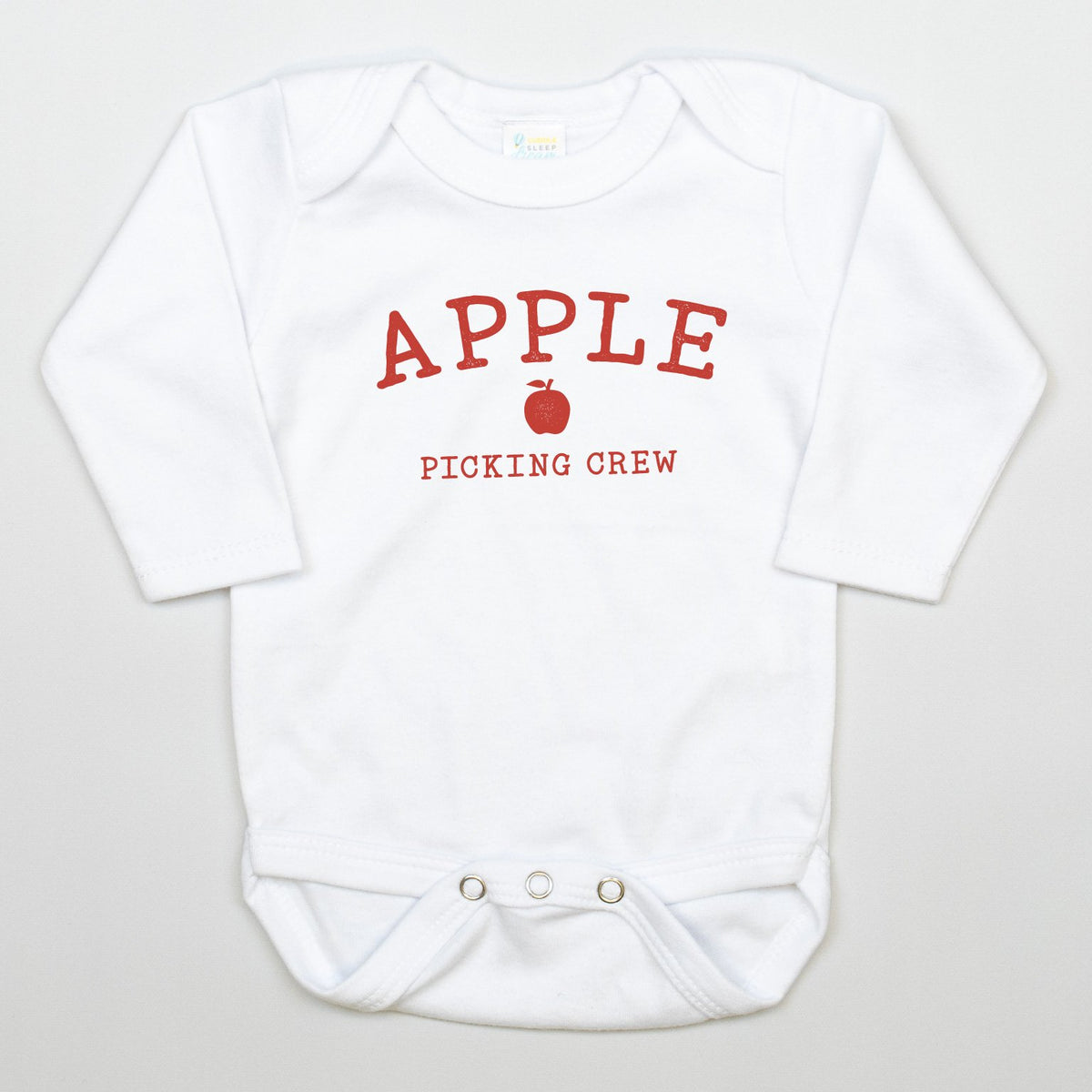 Cuddle Sleep Dream Apple Picking Crew Bodysuit