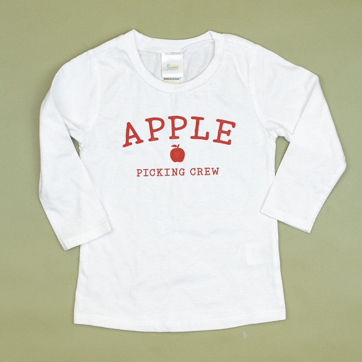 Cuddle Sleep Dream Apple Picking Kid Tshirt