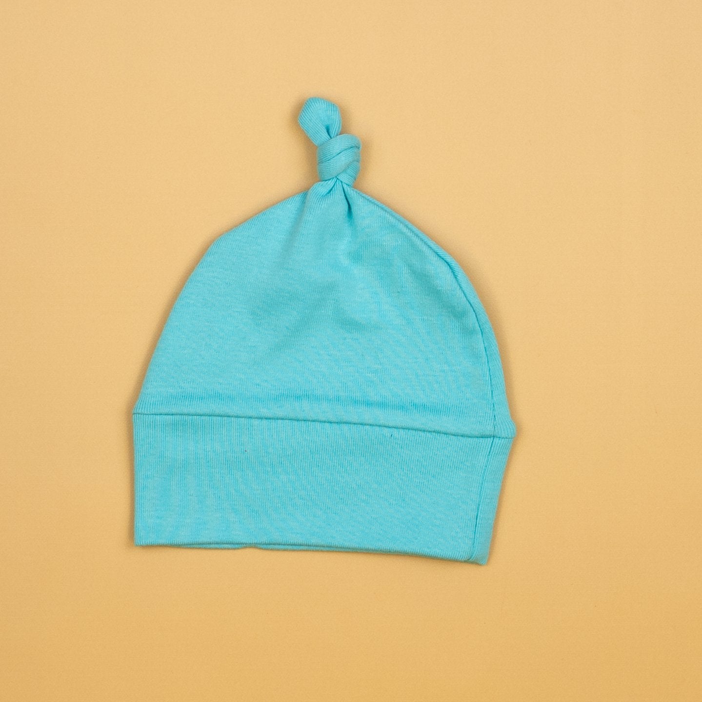 Cuddle Sleep Dream Knot Hat Small (0-3m) Aqua Knot Hat