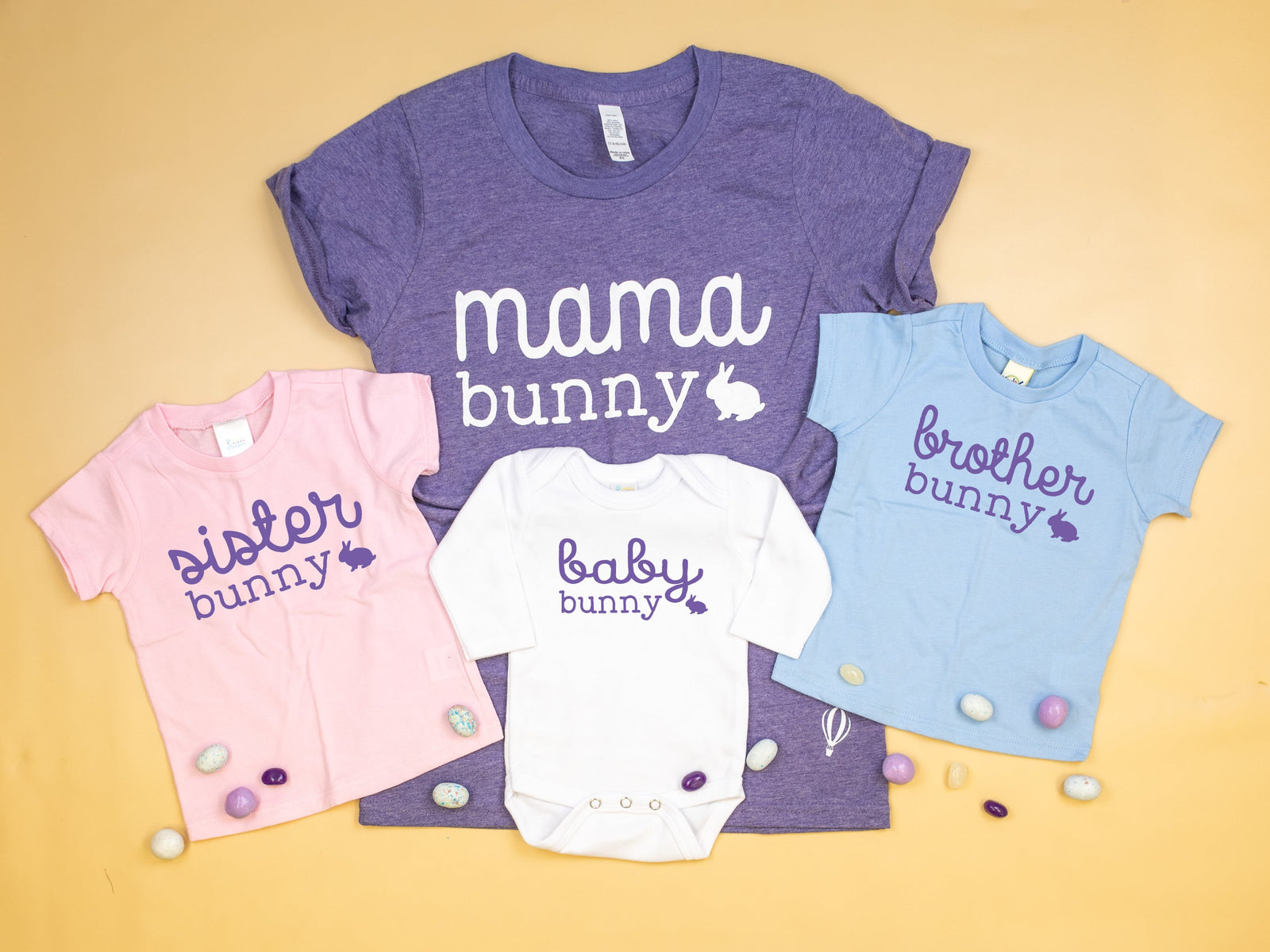 Cuddle Sleep Dream Baby Bunny Onesie | Purple Writing