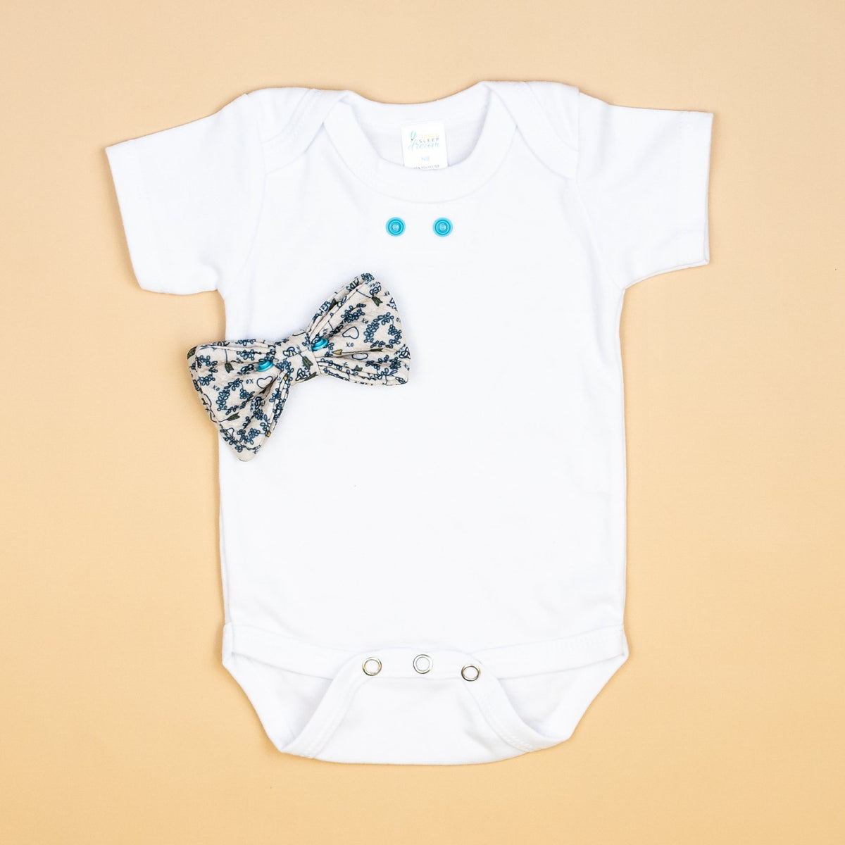 Cuddle Sleep Dream Bowtie Bodysuit Bee Mine Bowtie Bodysuit