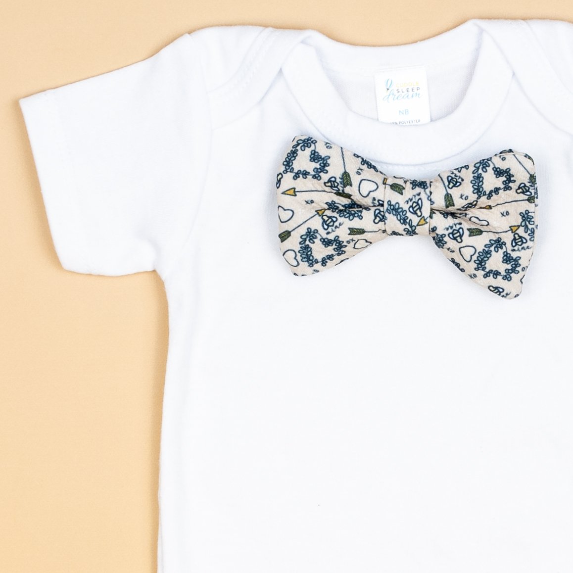 Cuddle Sleep Dream Bowtie Bodysuit Bee Mine Bowtie Bodysuit