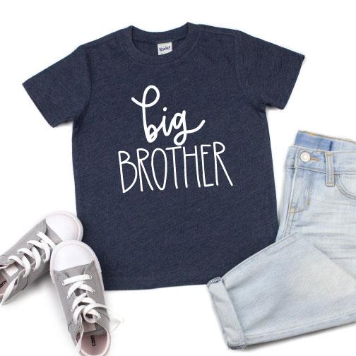 Cuddle Sleep Dream Big Brother - Script - Heathered Navy