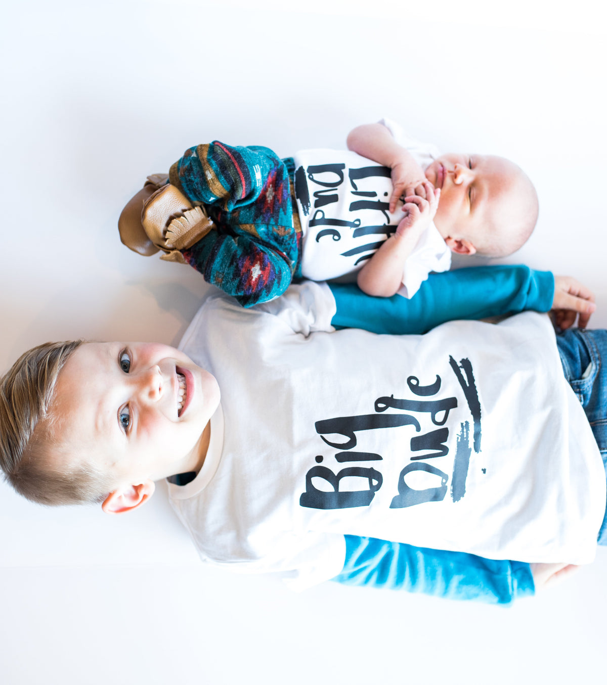 Cuddle Sleep Dream Big Dude Brother - White Tshirt