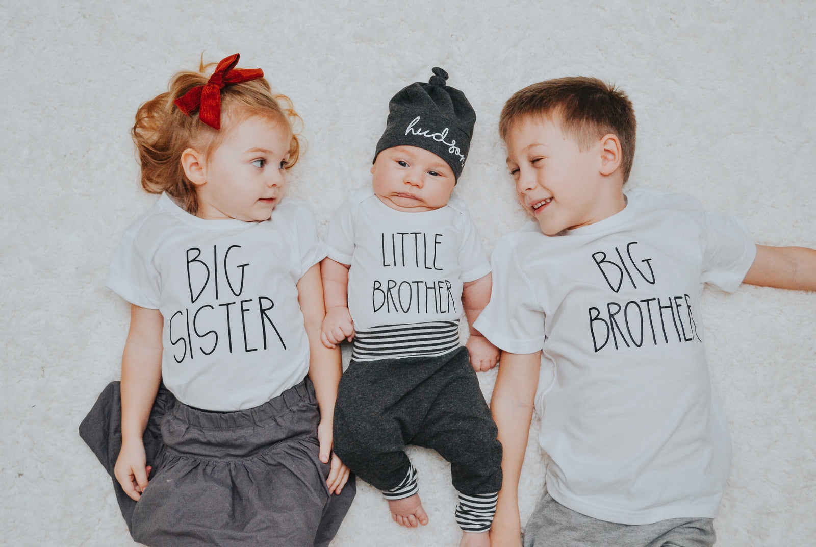 Cuddle Sleep Dream Big Sister - Farmhouse Style Caps