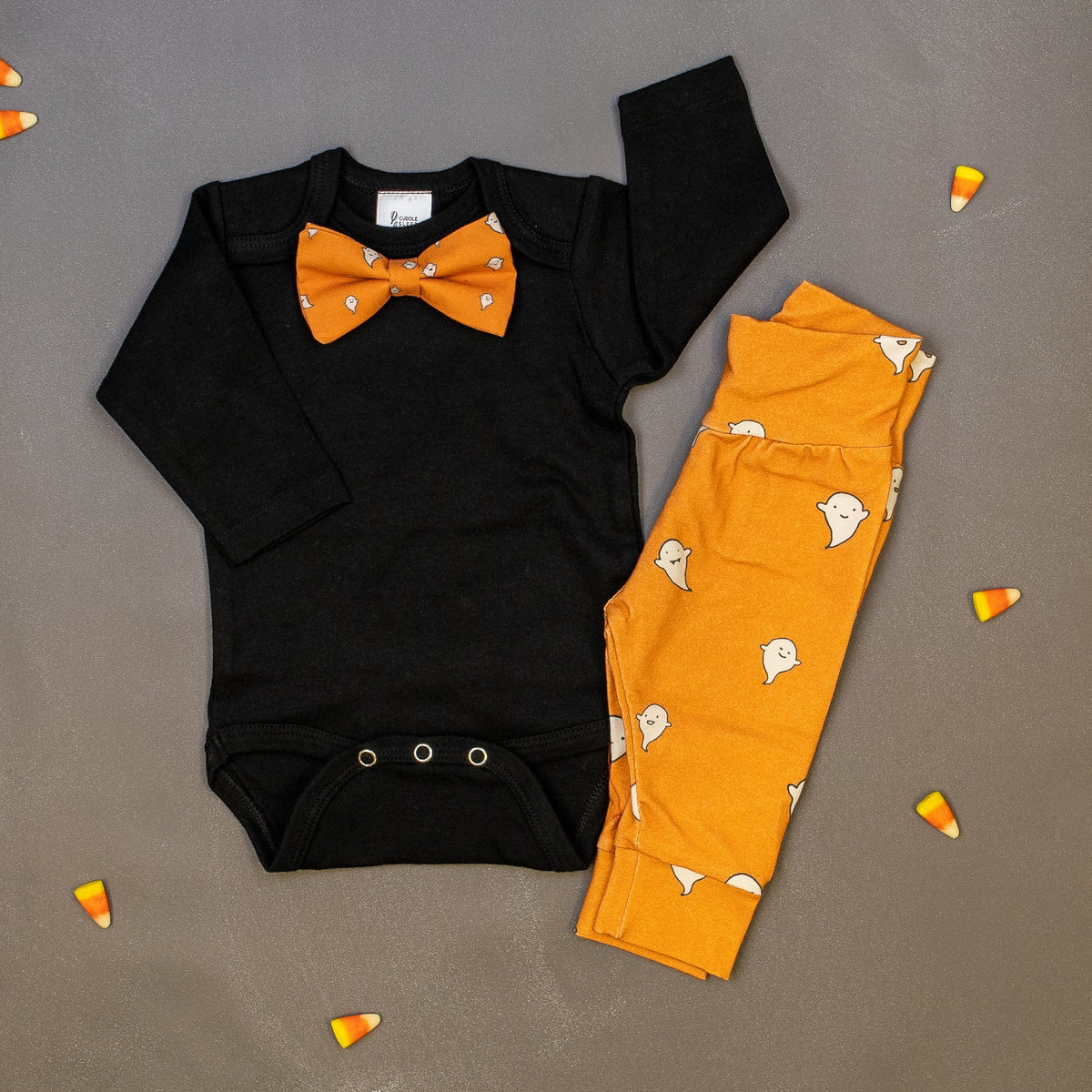 Cuddle Sleep Dream Black Bodysuit | Halloween Bowite