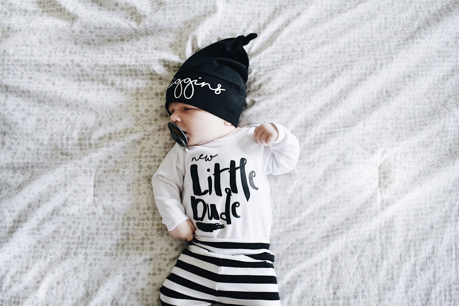 Cuddle Sleep Dream Knot Hat Black Knot Hat
