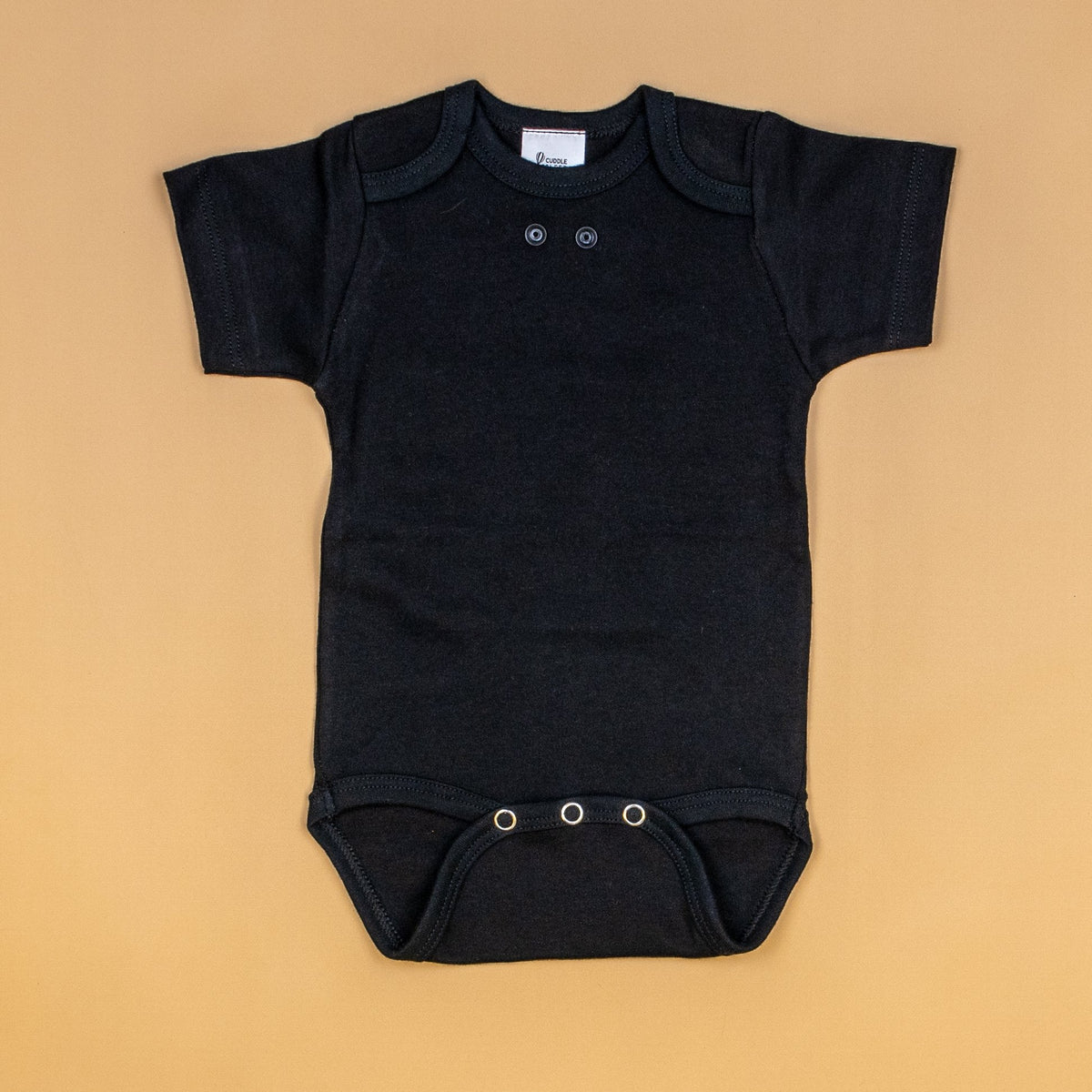 Cuddle Sleep Dream Black Onesie/Tshirt with Snaps