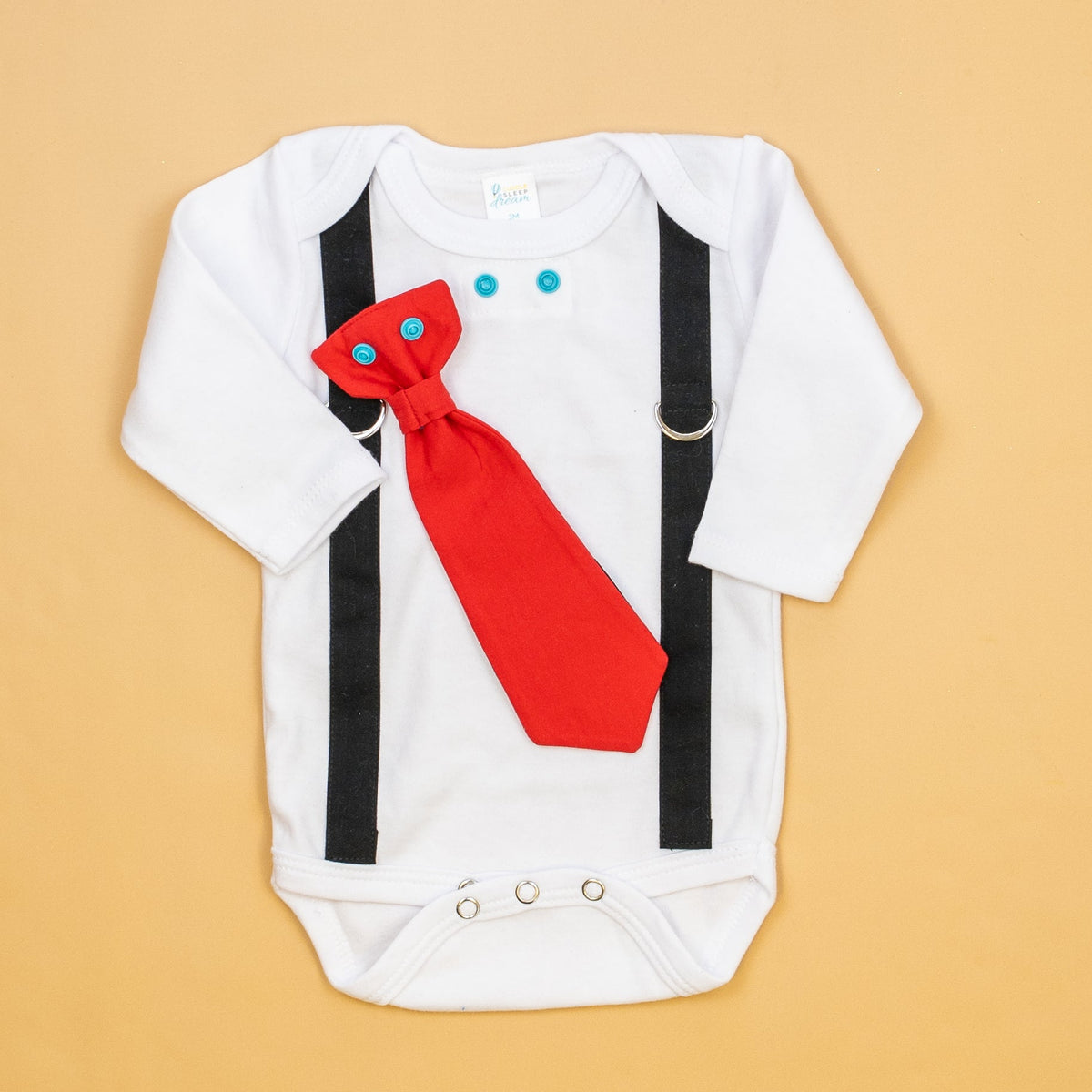 Cuddle Sleep Dream Oh Snap Black Suspenders | Santa Tie