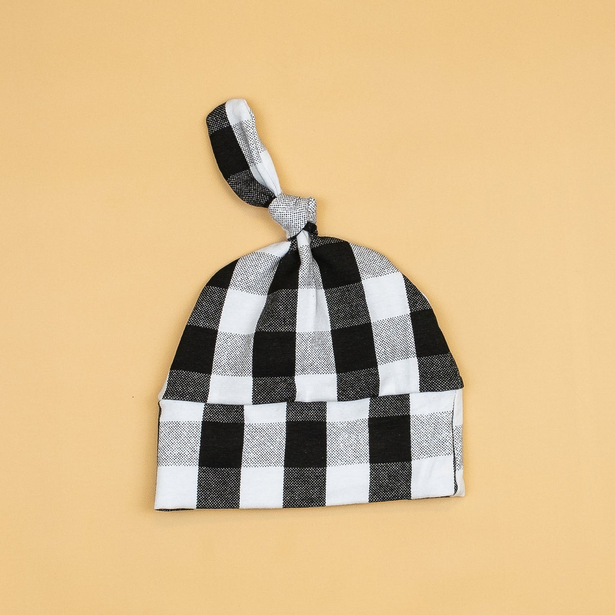 Black/White Buffalo Knot Hat