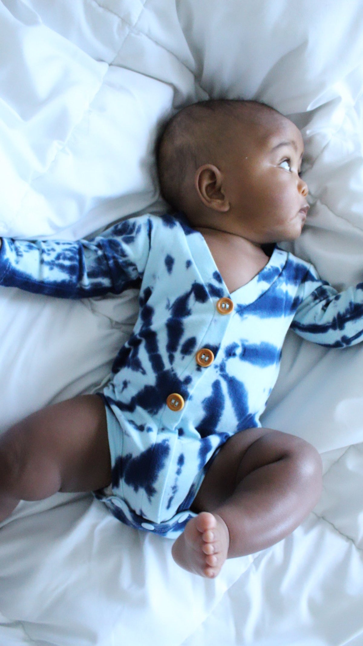 Cuddle Sleep Dream Cardigan Blue Tie Dye Cardisuit (runs small)