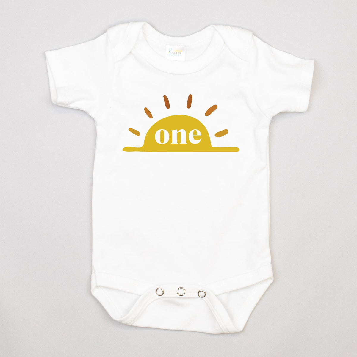 Cuddle Sleep Dream Boho Sun 1st Birthday | White Bodysuit