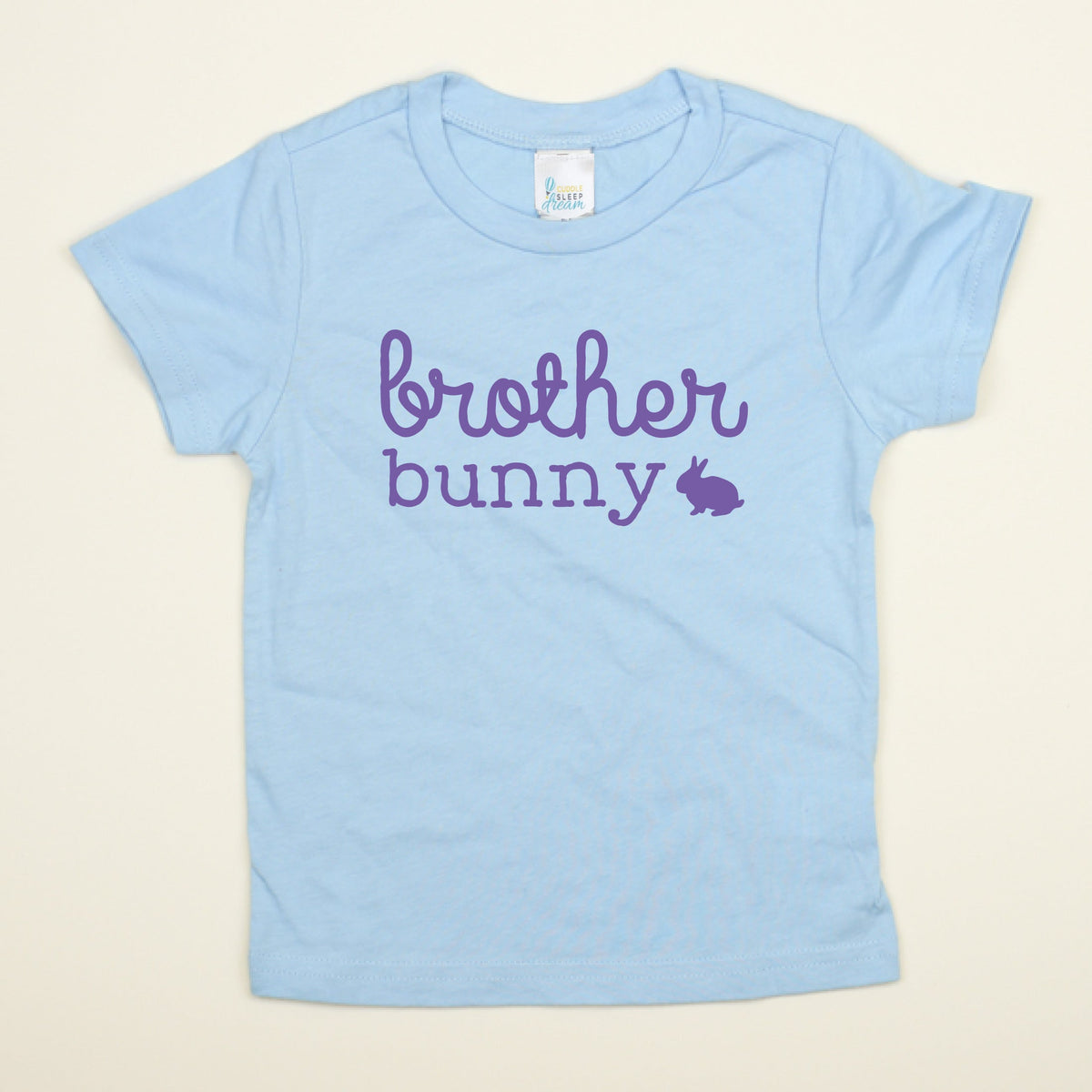 Cuddle Sleep Dream Brother Bunny | Blue Tee