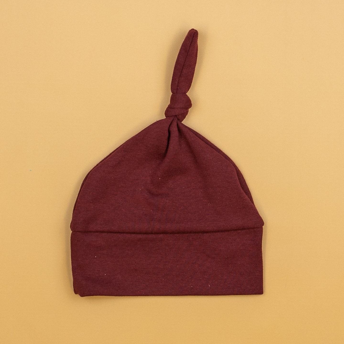 Cuddle Sleep Dream Knot Hat Burgundy Knot Hat