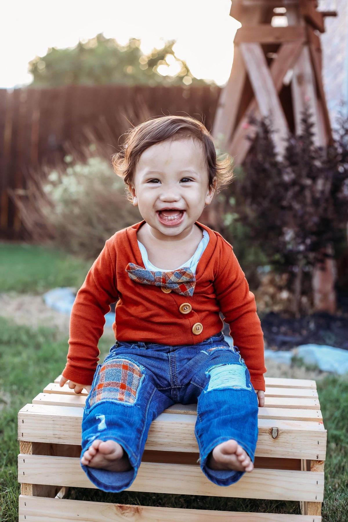 Cuddle Sleep Dream Cardisuit Burnt Orange Cardisuit