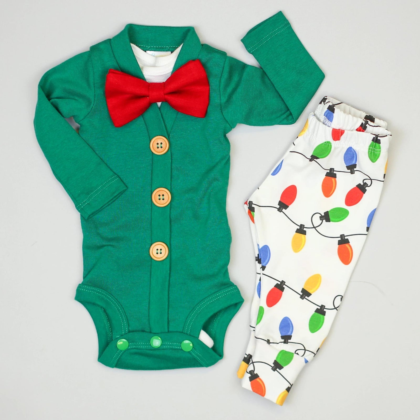 Cuddle Sleep Dream Cardigan Outfit Bundle | Christmas Lights