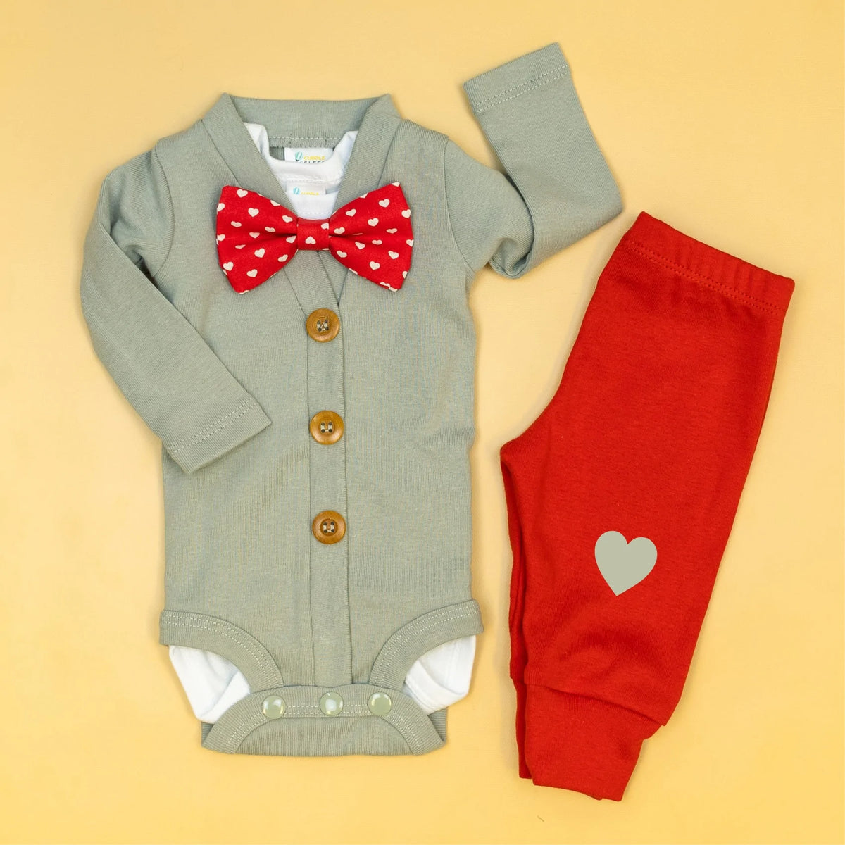 Cuddle Sleep Dream Bundles Cardisuit Bundle | Light Gray Valentine