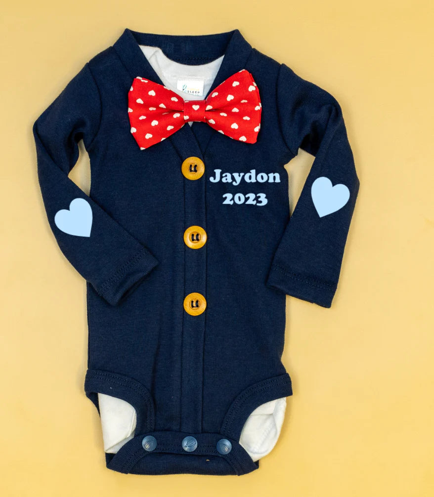 Cuddle Sleep Dream Cardisuit Bundle | Navy Valentine