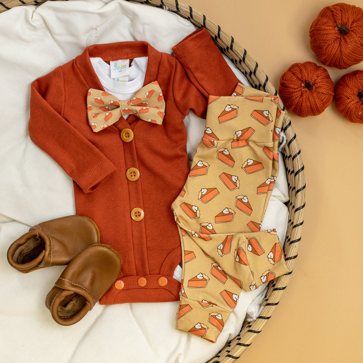 Cuddle Sleep Dream CardiSuit Bundle | Pumpkin Pie