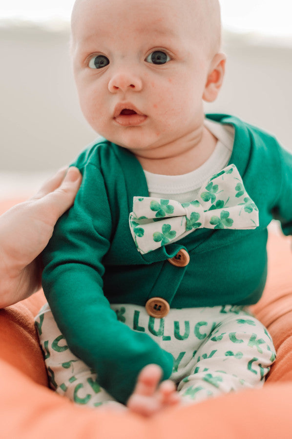 Cuddle Sleep Dream Cardisuit Bundle | St Patrick&#39;s in Green