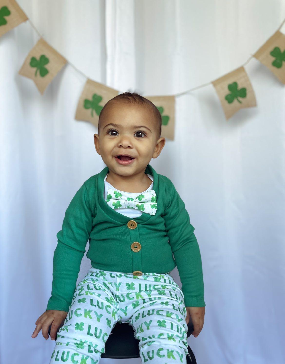 St patricks day 2024 baby boy outfit