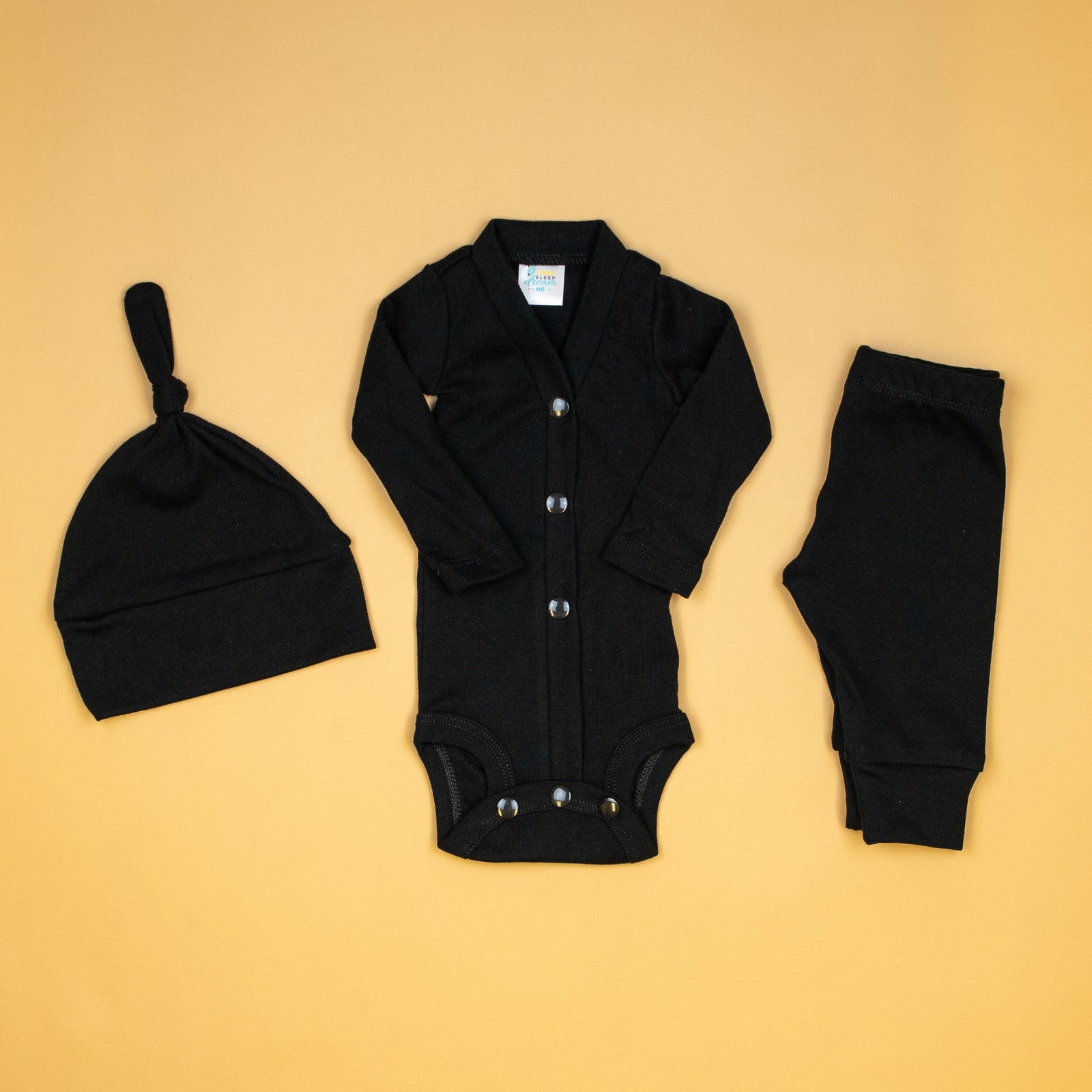 Cuddle Sleep Dream Cardigan Cardisuit Color Bundle | Black
