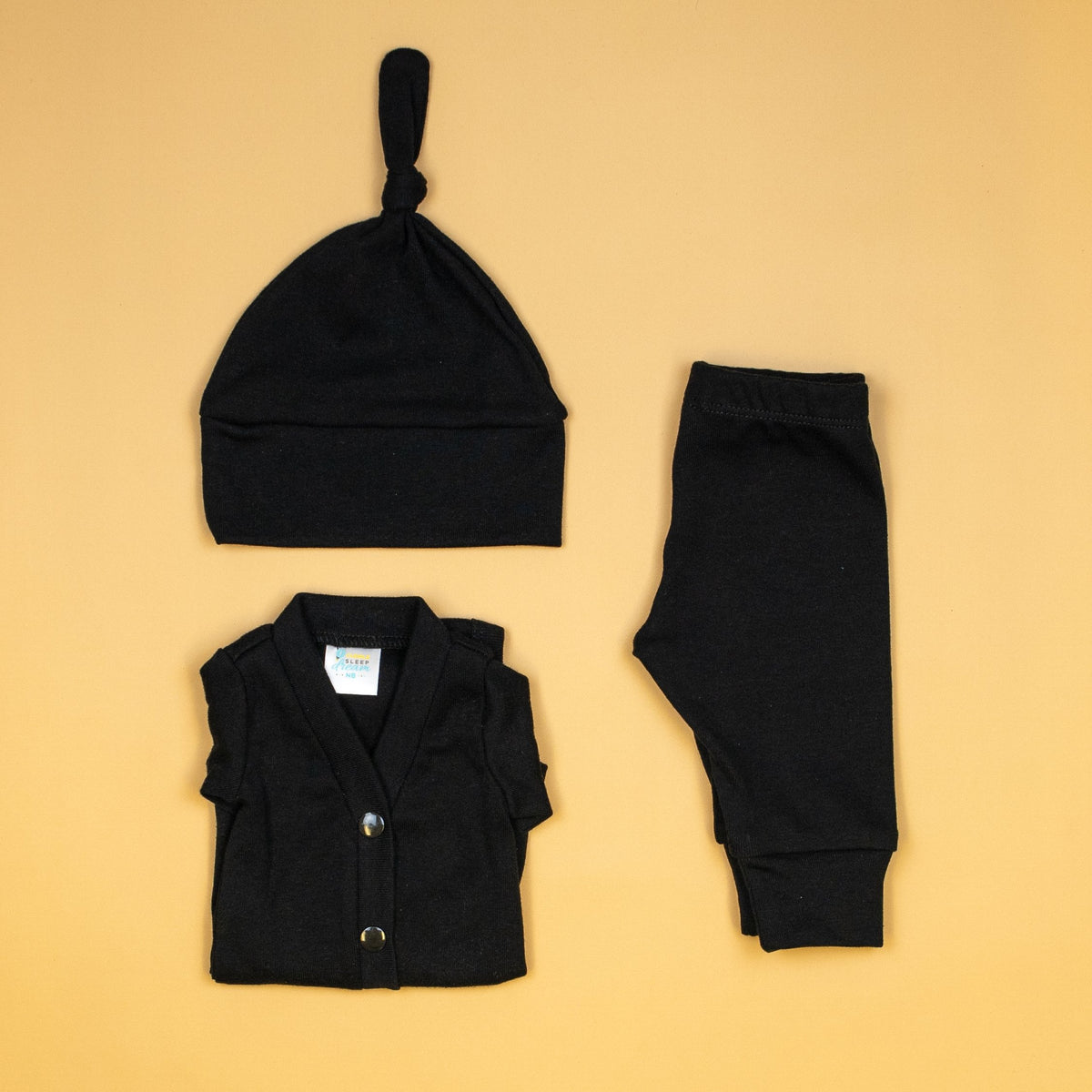 Cuddle Sleep Dream Cardigan Cardisuit Color Bundle | Black