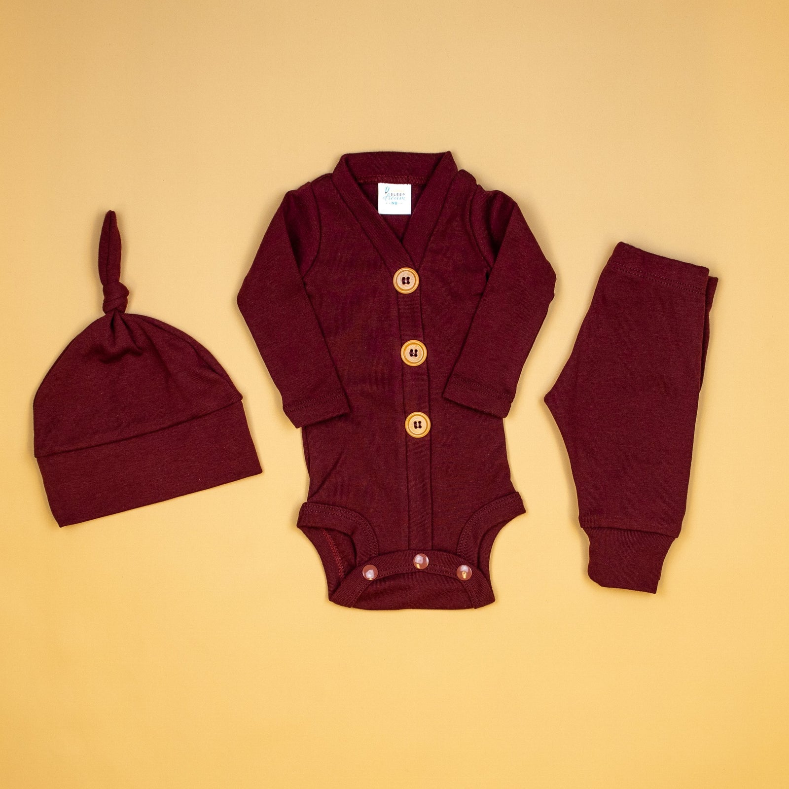 Cuddle Sleep Dream Cardigan Cardisuit Color Bundle | Burgundy