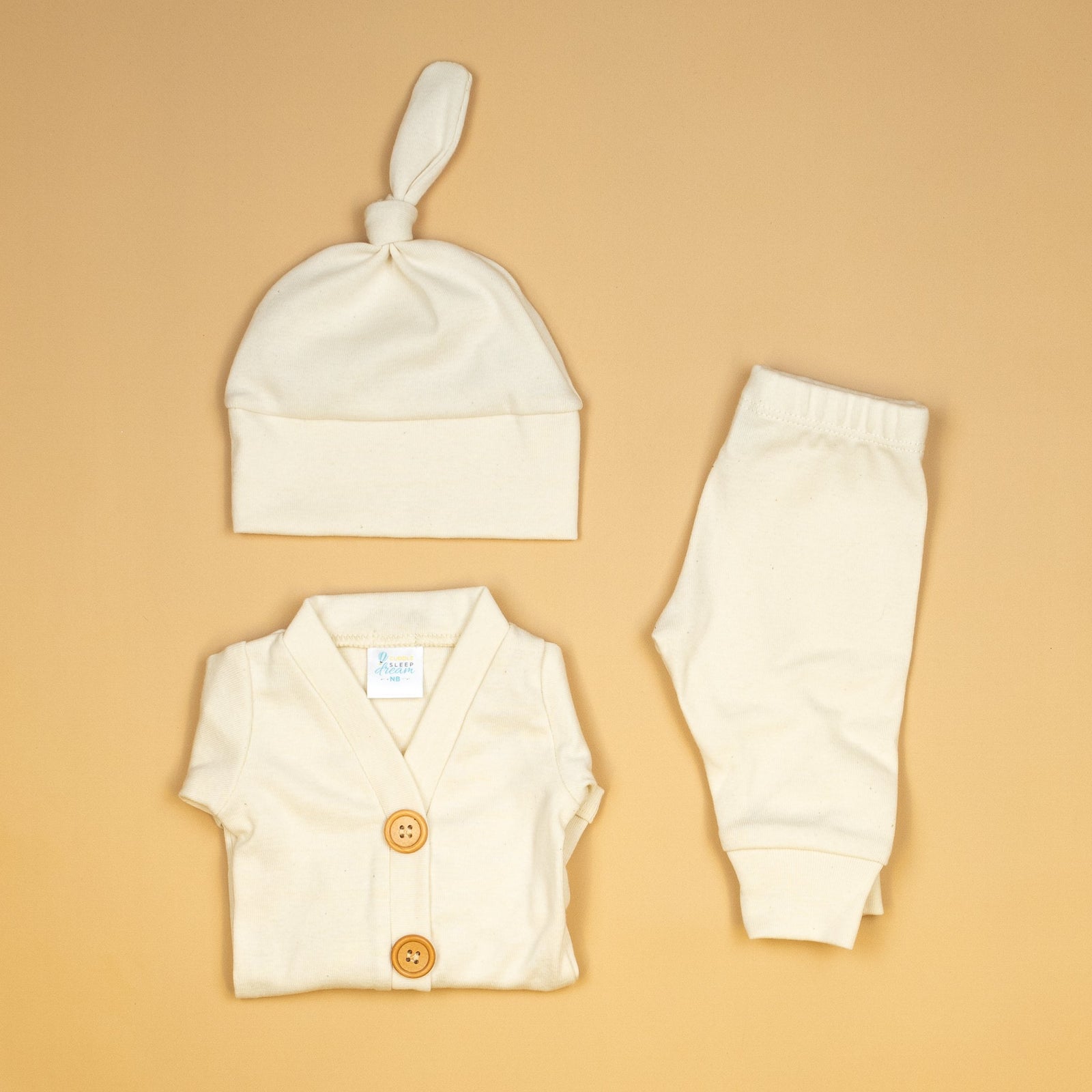 Cuddle Sleep Dream Cardigan Cardisuit Color Bundle | Cream