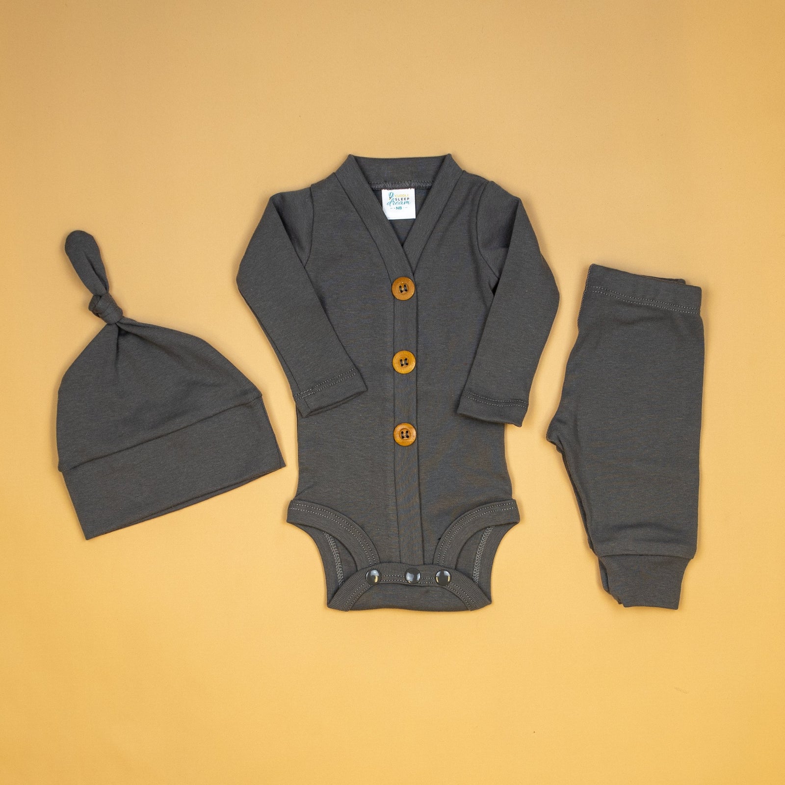Cuddle Sleep Dream Cardigan Cardisuit Color Bundle | Dark Gray