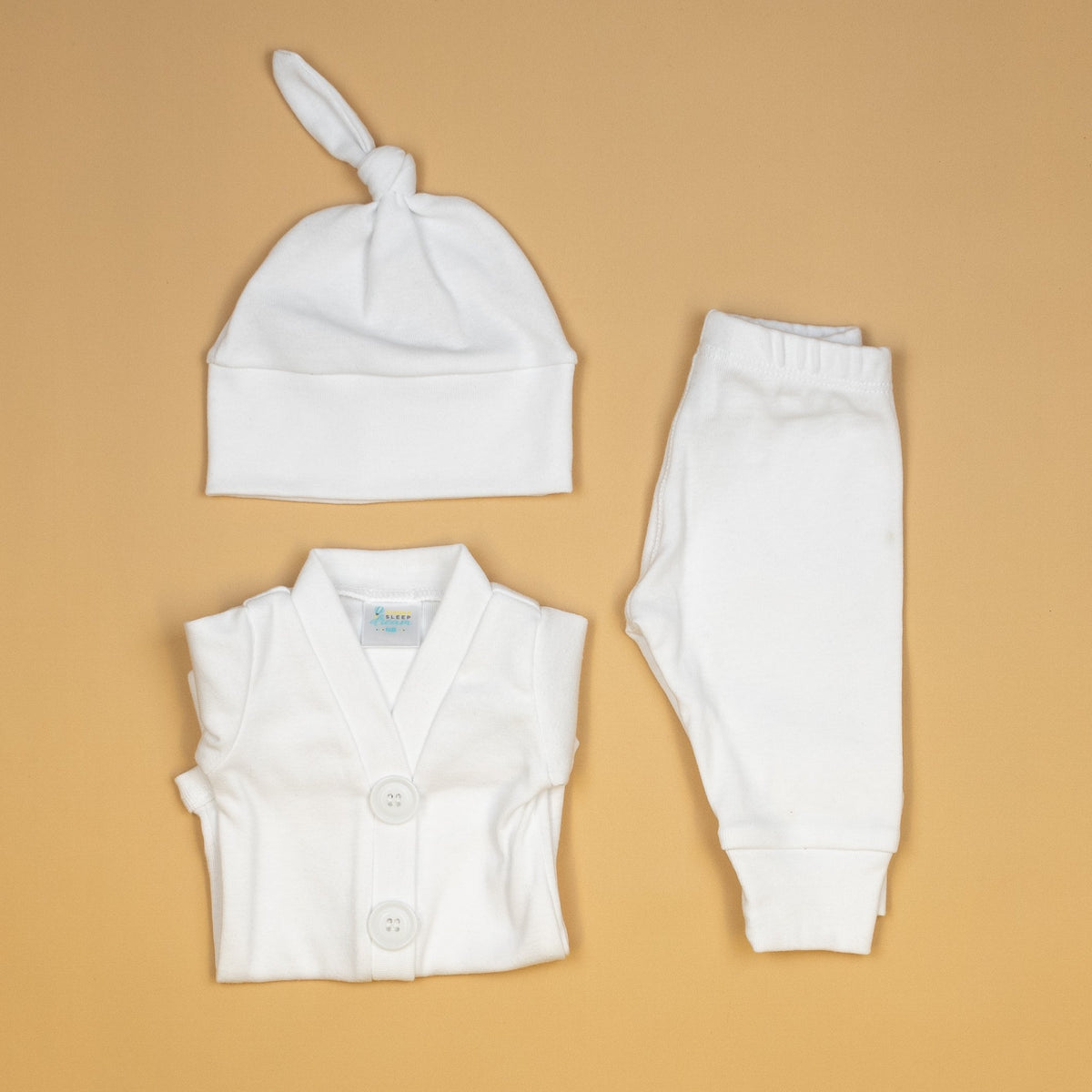 Cuddle Sleep Dream Cardigan Cardisuit Color Bundle | White