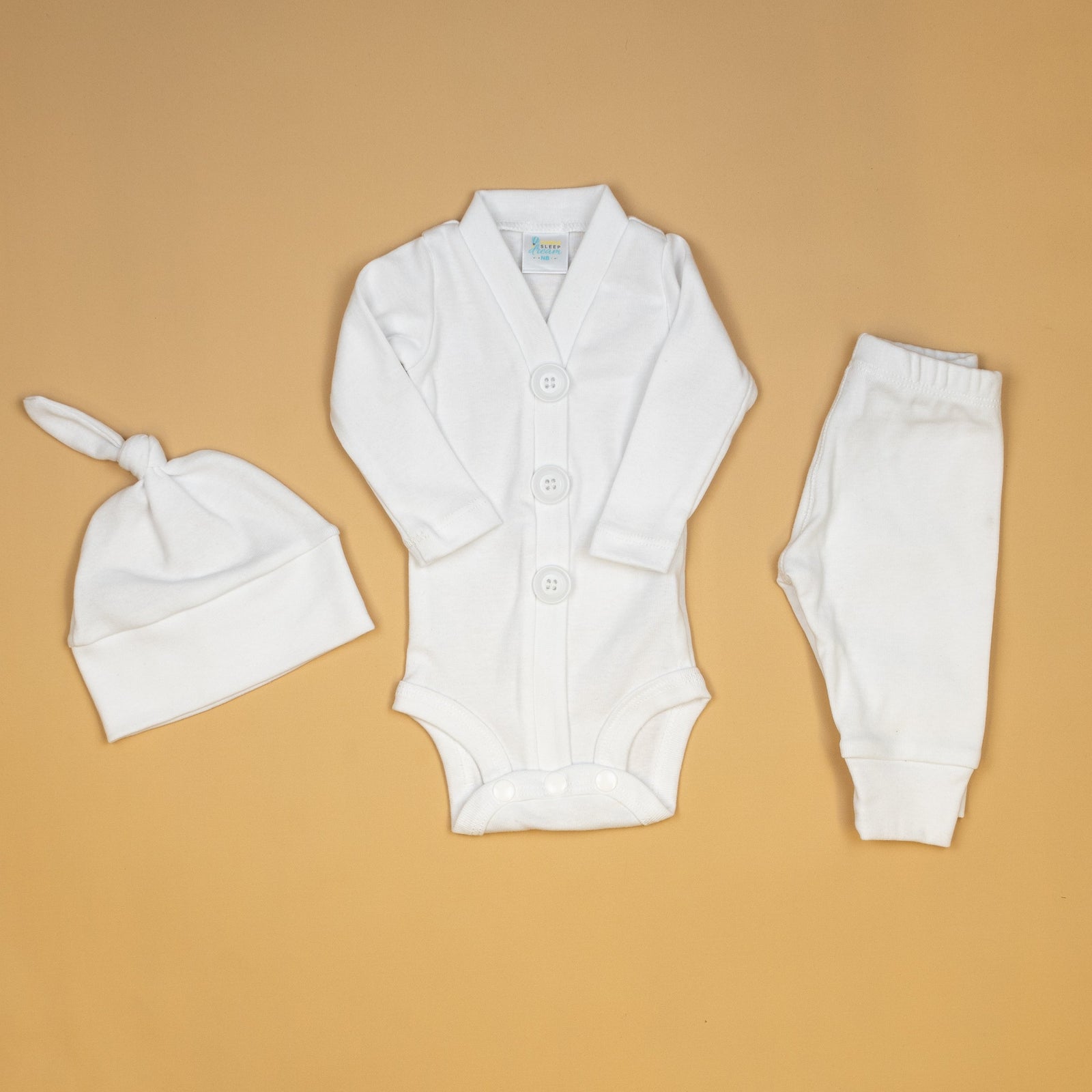 Cuddle Sleep Dream Cardigan Cardisuit Color Bundle | White