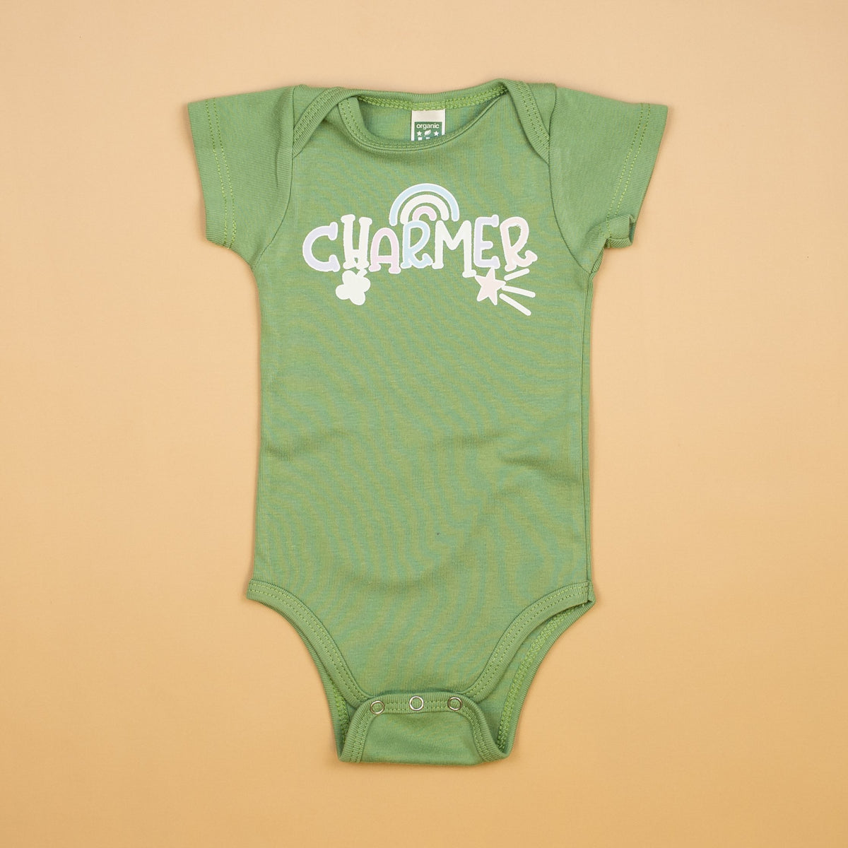 Cuddle Sleep Dream 0-3m Short Sleeve Charmer | Organic Bodysuit