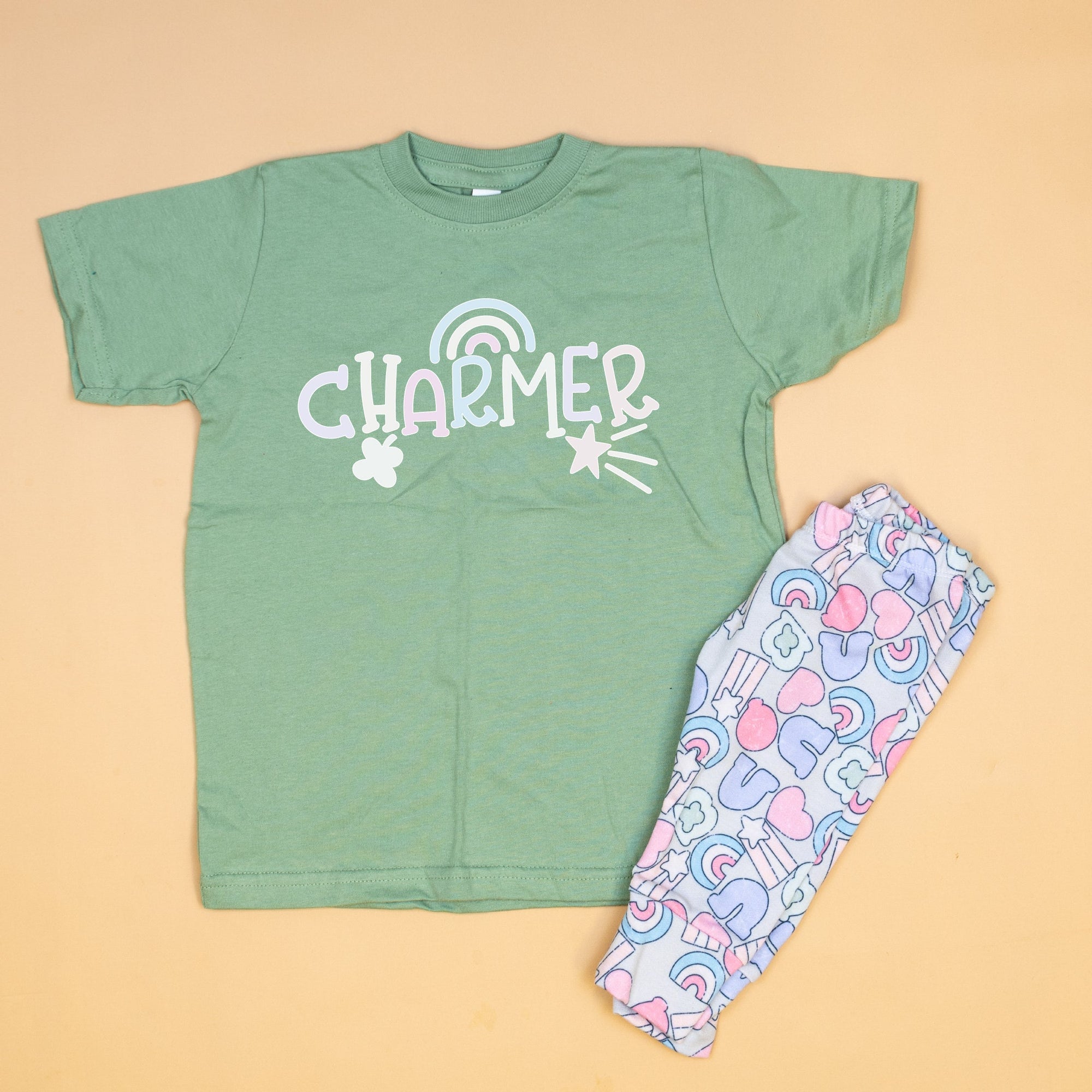 Cuddle Sleep Dream 2t (Sage) Charmer | Sage Tshirt