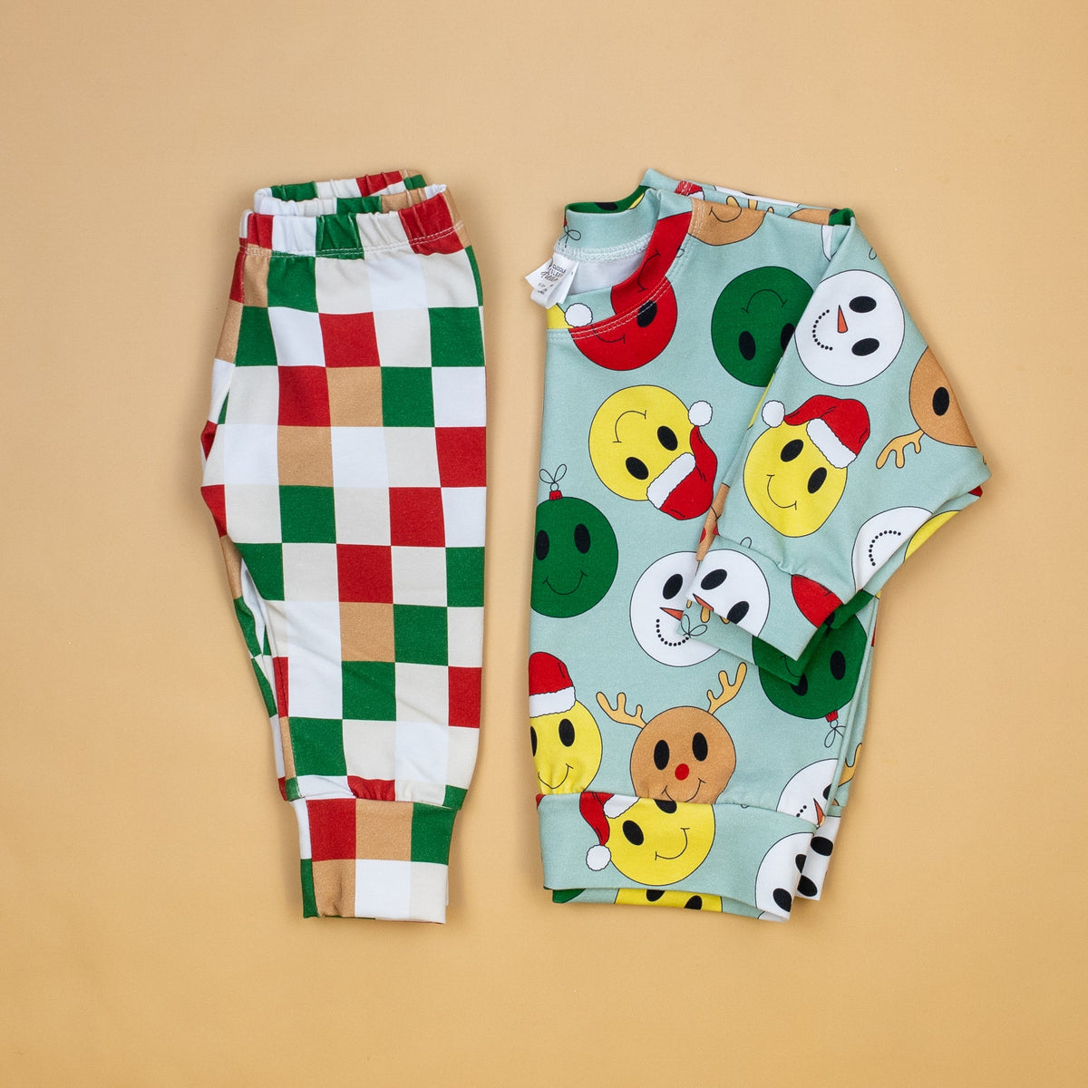 Cuddle Sleep Dream Slim Joggers Christmas Checkerboard Slim Joggers