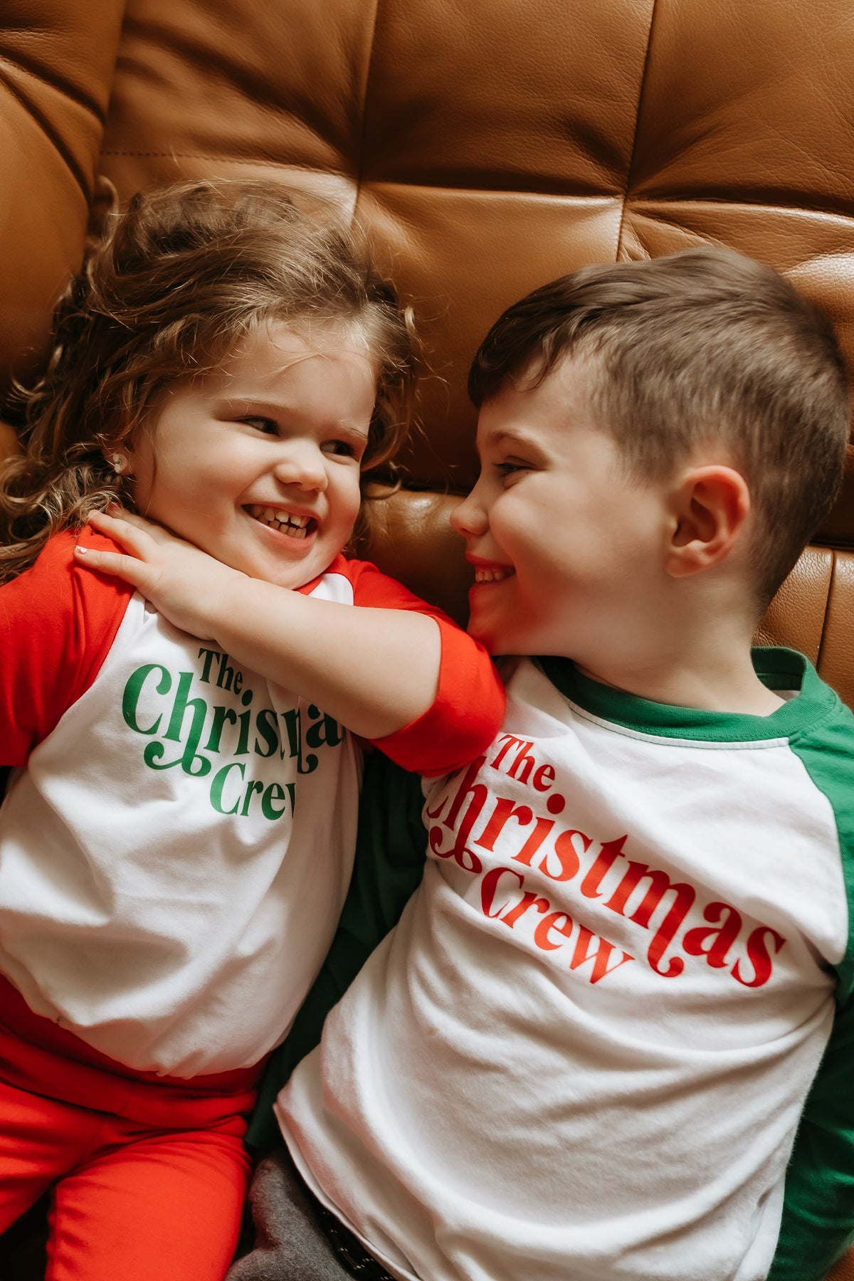 Cuddle Sleep Dream Christmas Crew | GREEN Raglan | Bodysuit or Tee