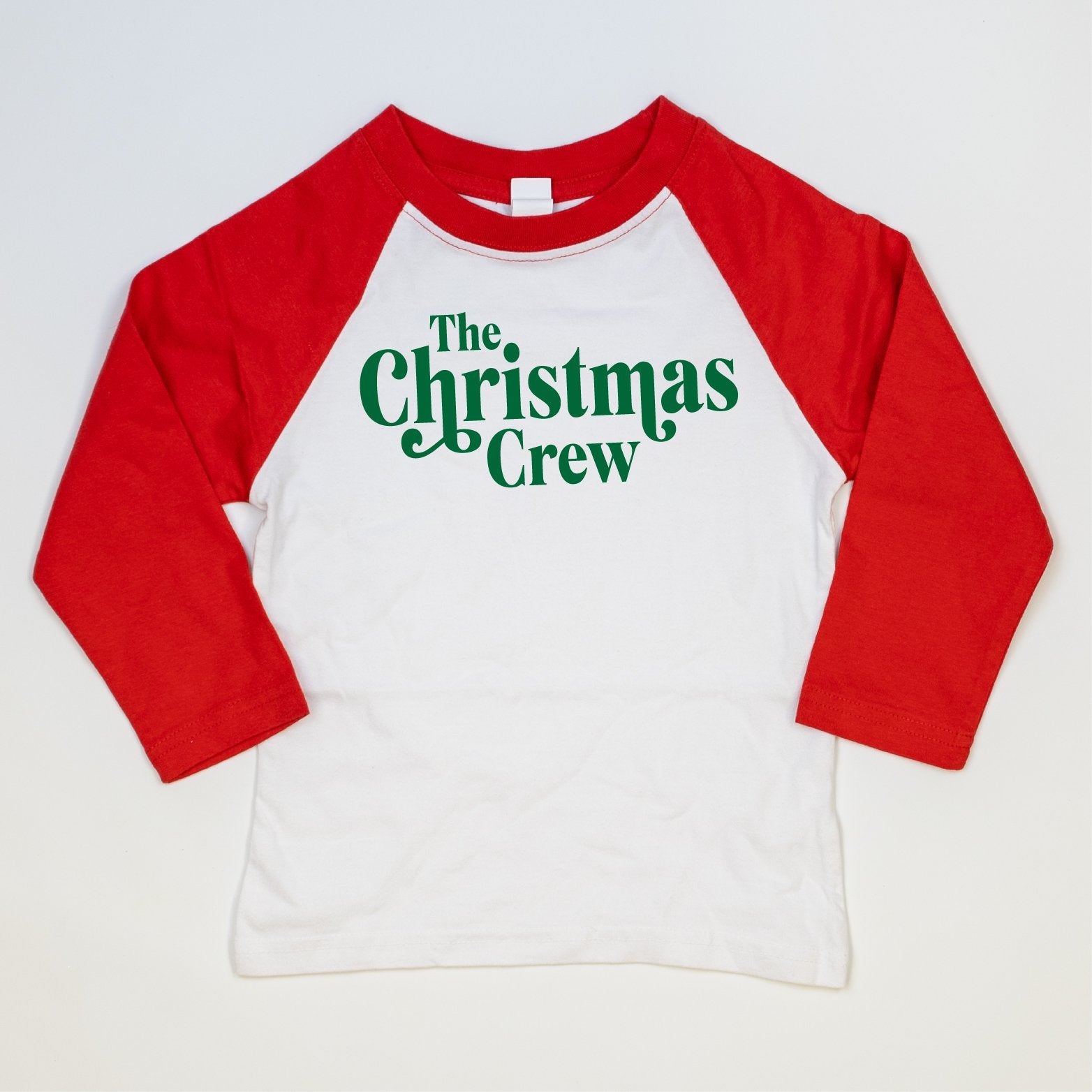 Cuddle Sleep Dream Christmas Crew | RED Raglan | Bodysuit or Tee
