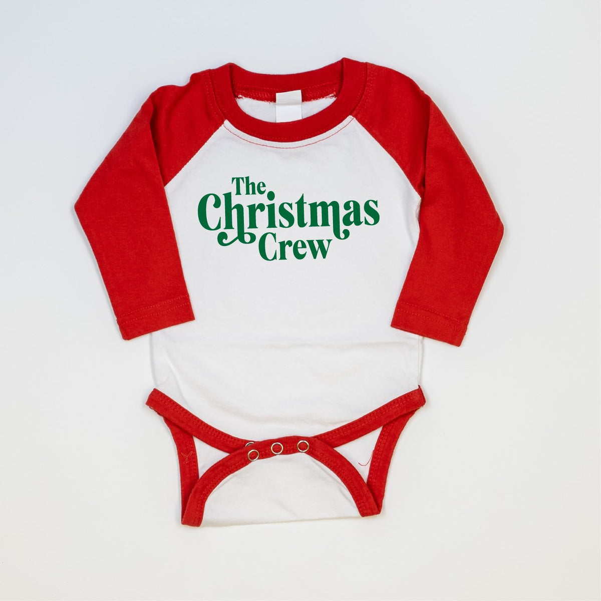Cuddle Sleep Dream Christmas Crew | RED Raglan | Bodysuit or Tee
