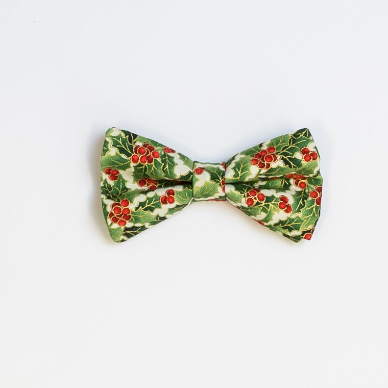 Cuddle Sleep Dream Ties Christmas Holly Snap-On Ties