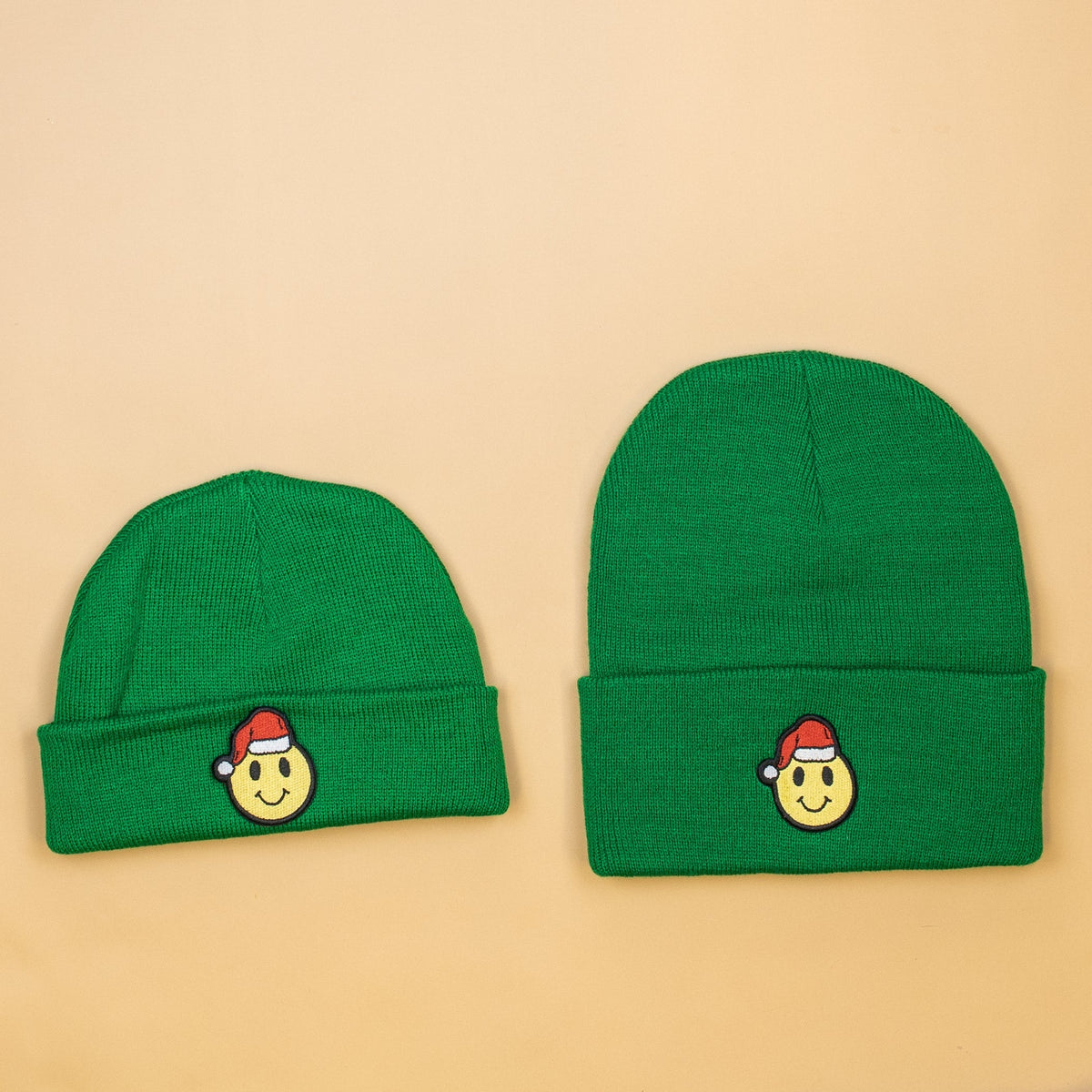 Cuddle Sleep Dream Christmas Smiley Santa Beanies