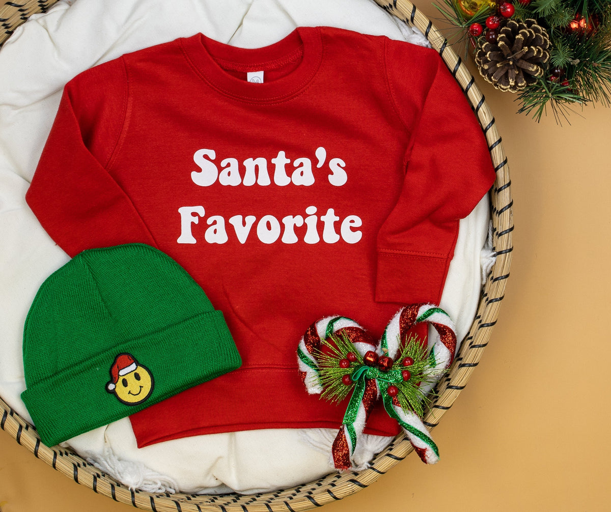 Cuddle Sleep Dream Christmas Smiley Santa Beanies