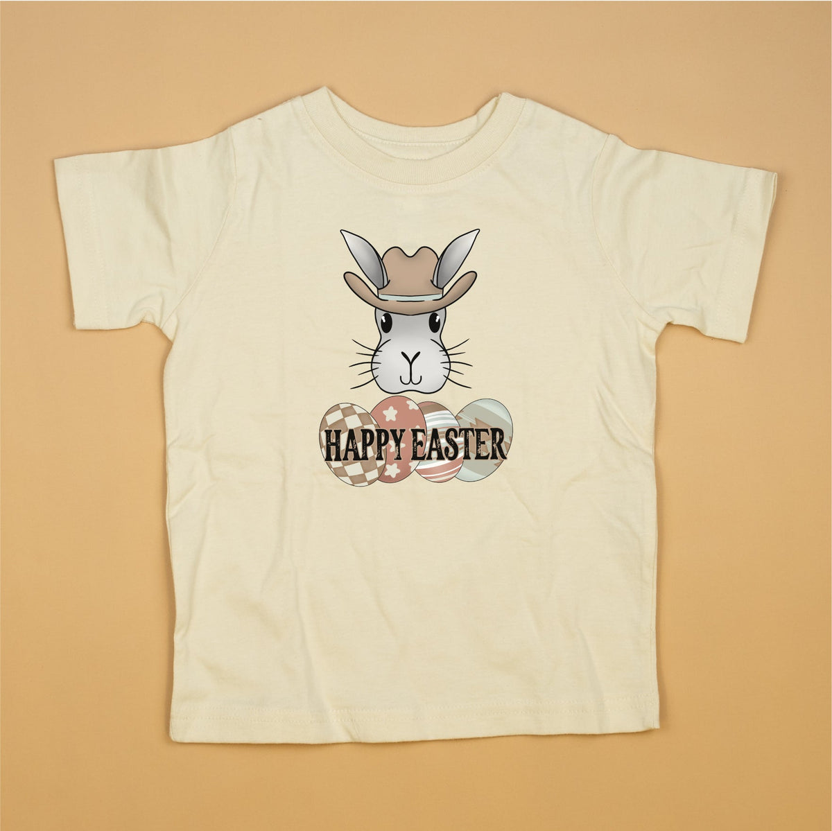 Cuddle Sleep Dream Cowboy Bunny | Natural Tshirt
