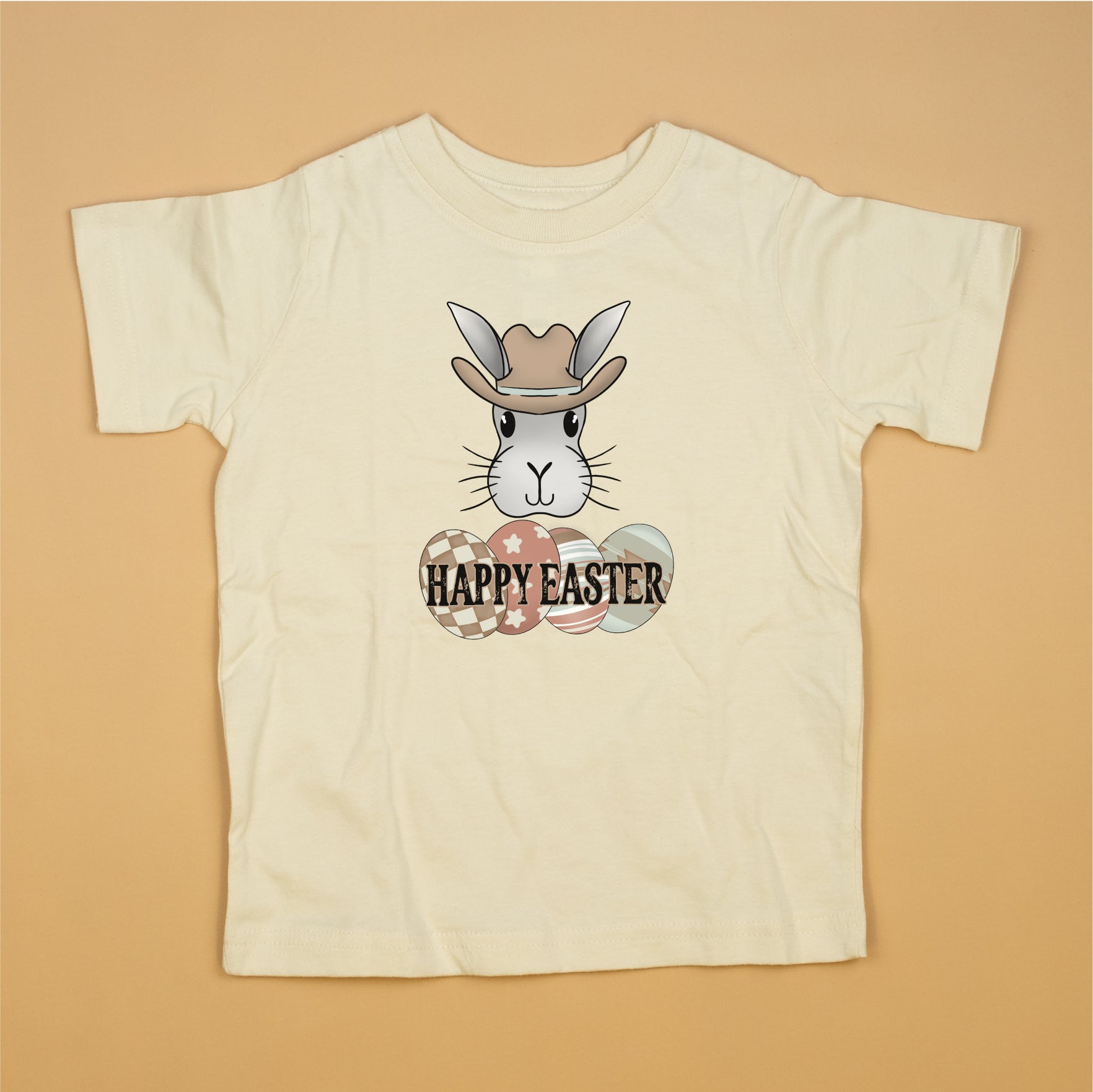 Cuddle Sleep Dream Cowboy Bunny | Natural Tshirt
